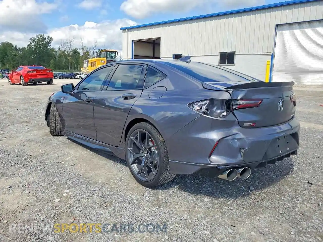 2 Photograph of a damaged car 19UUB7F08MA000910 ACURA TLX 2021
