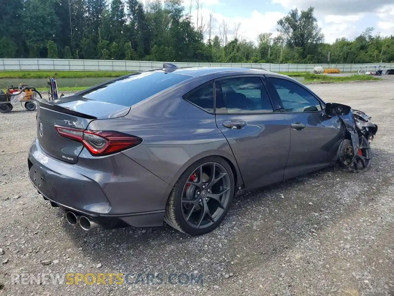 3 Photograph of a damaged car 19UUB7F08MA000910 ACURA TLX 2021