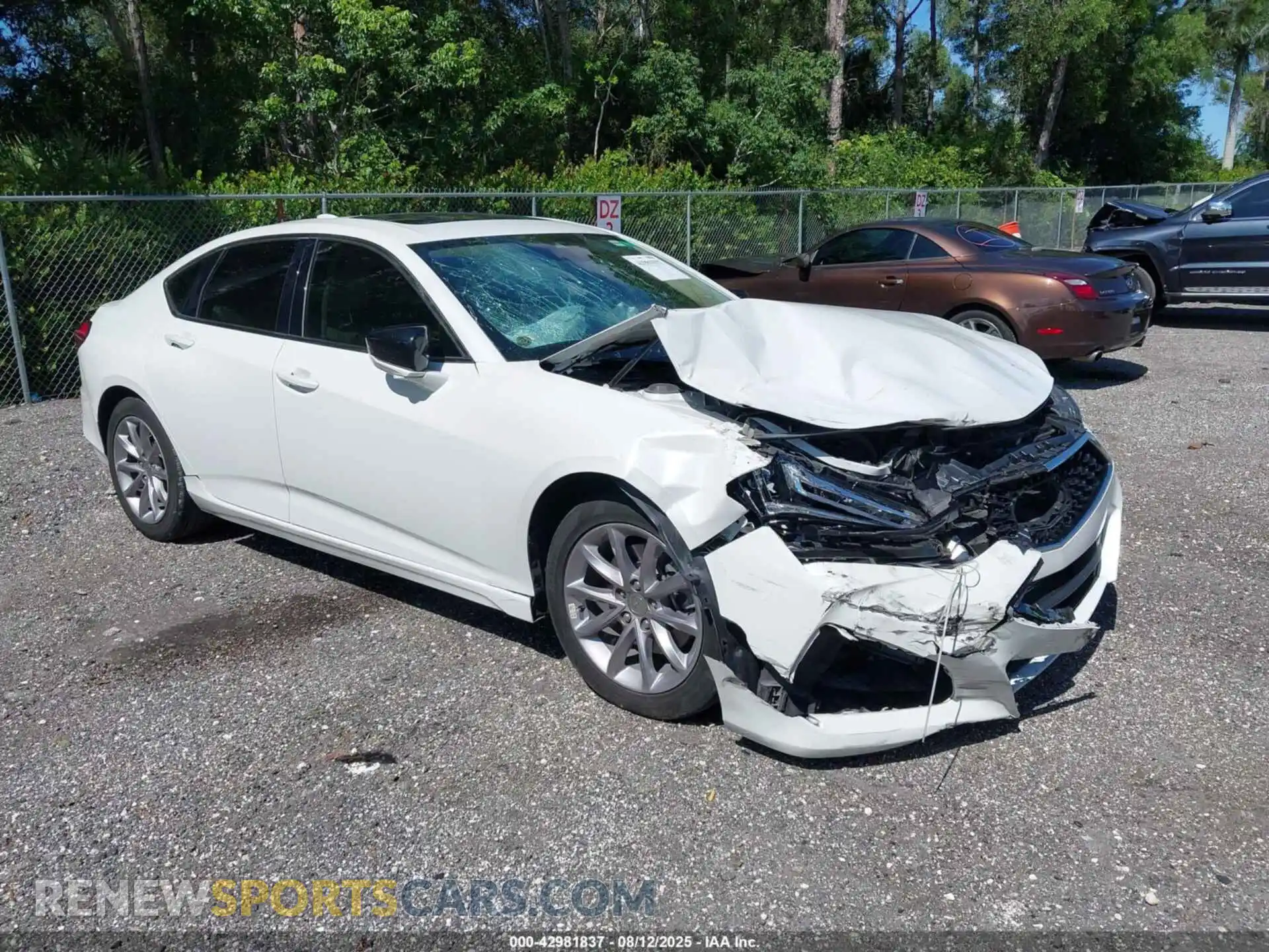 1 Photograph of a damaged car 19UUB5F37NA001143 ACURA TLX 2022