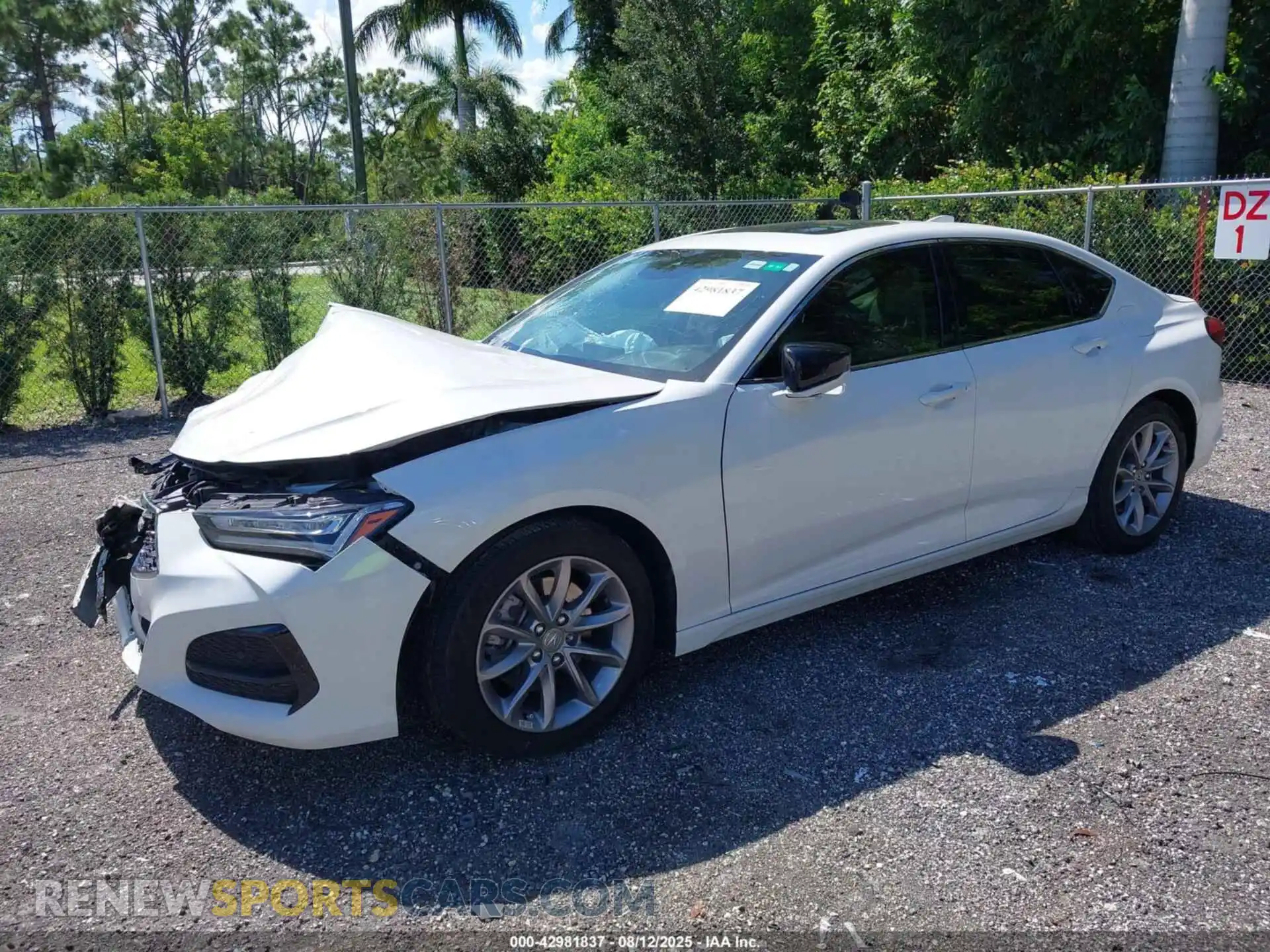 2 Photograph of a damaged car 19UUB5F37NA001143 ACURA TLX 2022