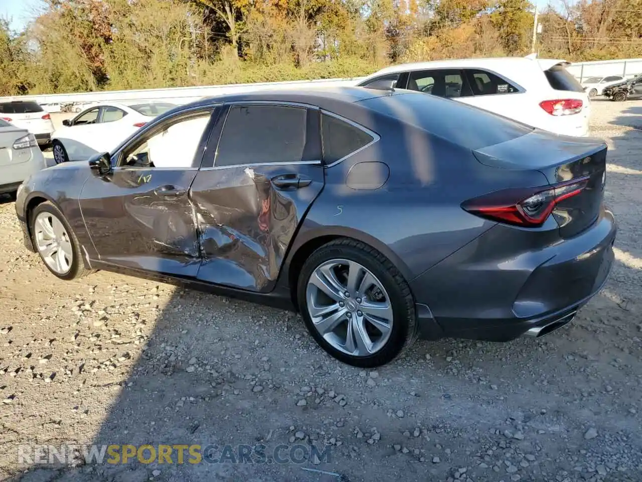 2 Photograph of a damaged car 19UUB5F43NA005487 ACURA TLX 2022