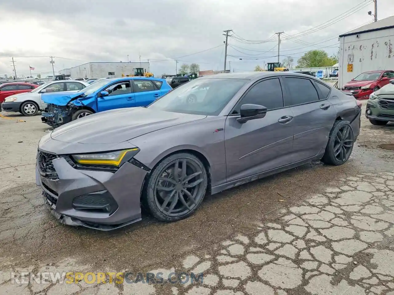 1 Фотография поврежденного автомобиля 19UUB5F51NA000829 ACURA TLX 2022