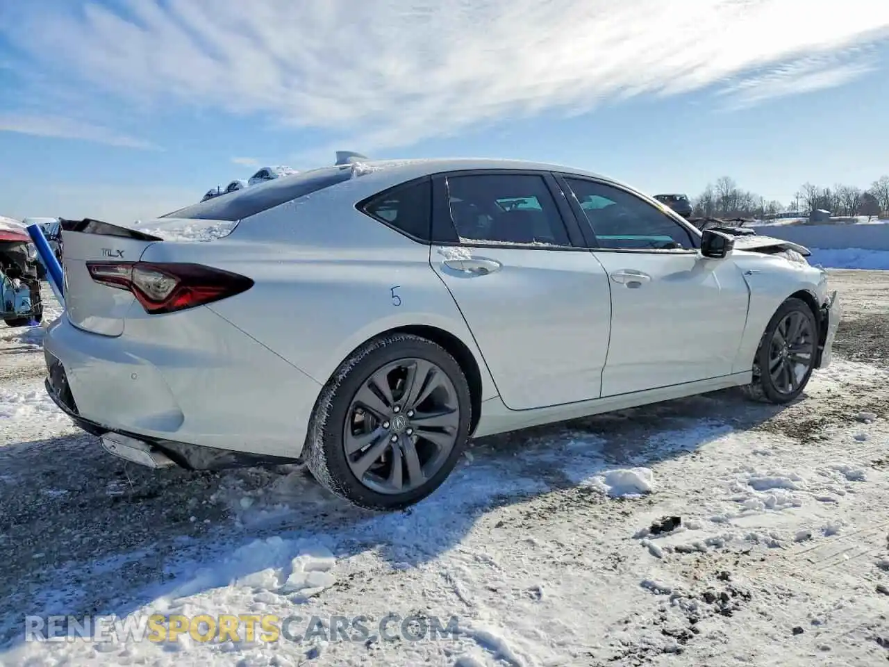 3 Фотография поврежденного автомобиля 19UUB5F51NA003455 ACURA TLX 2022