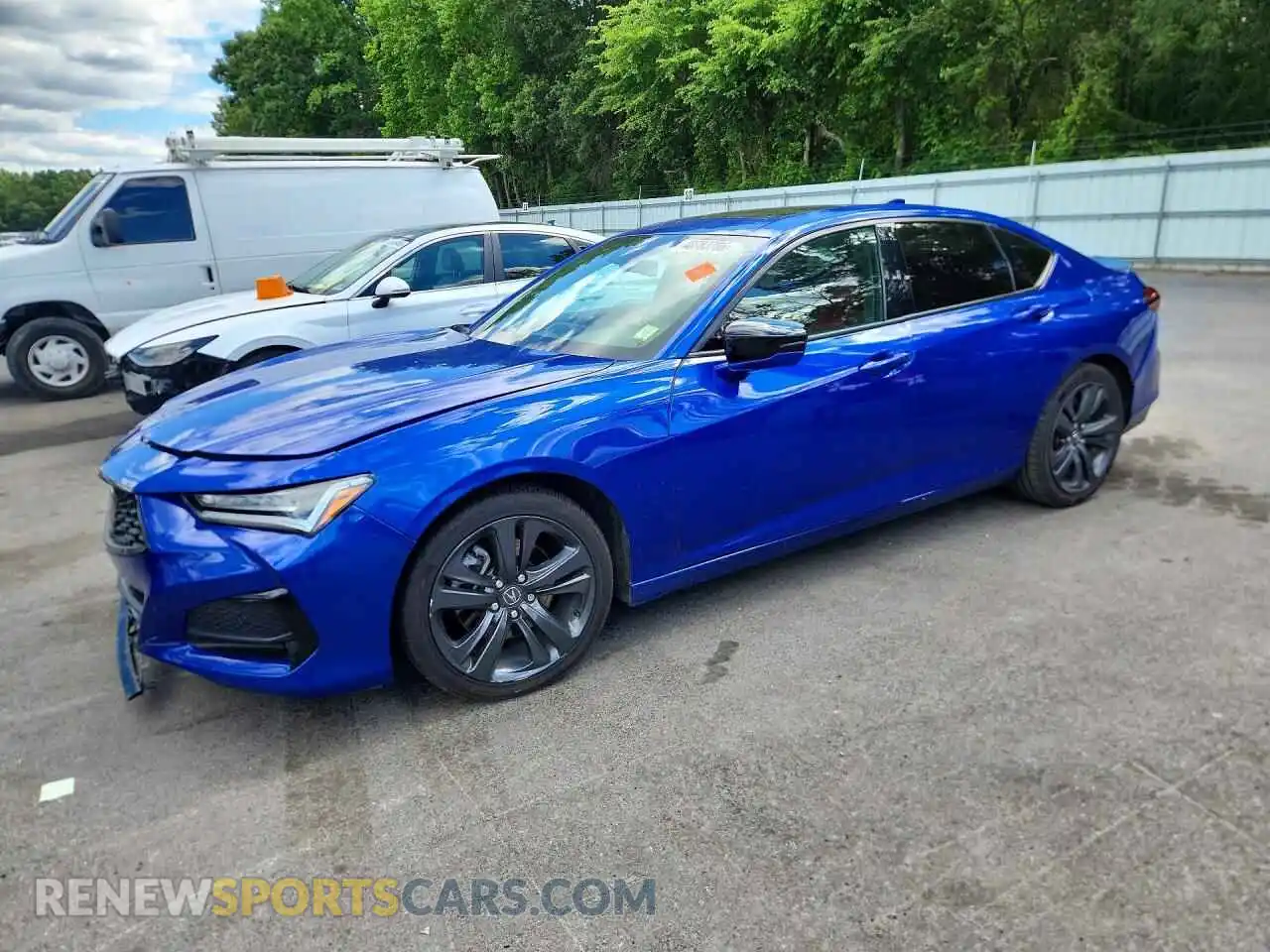 1 Фотография поврежденного автомобиля 19UUB5F53NA003585 ACURA TLX 2022