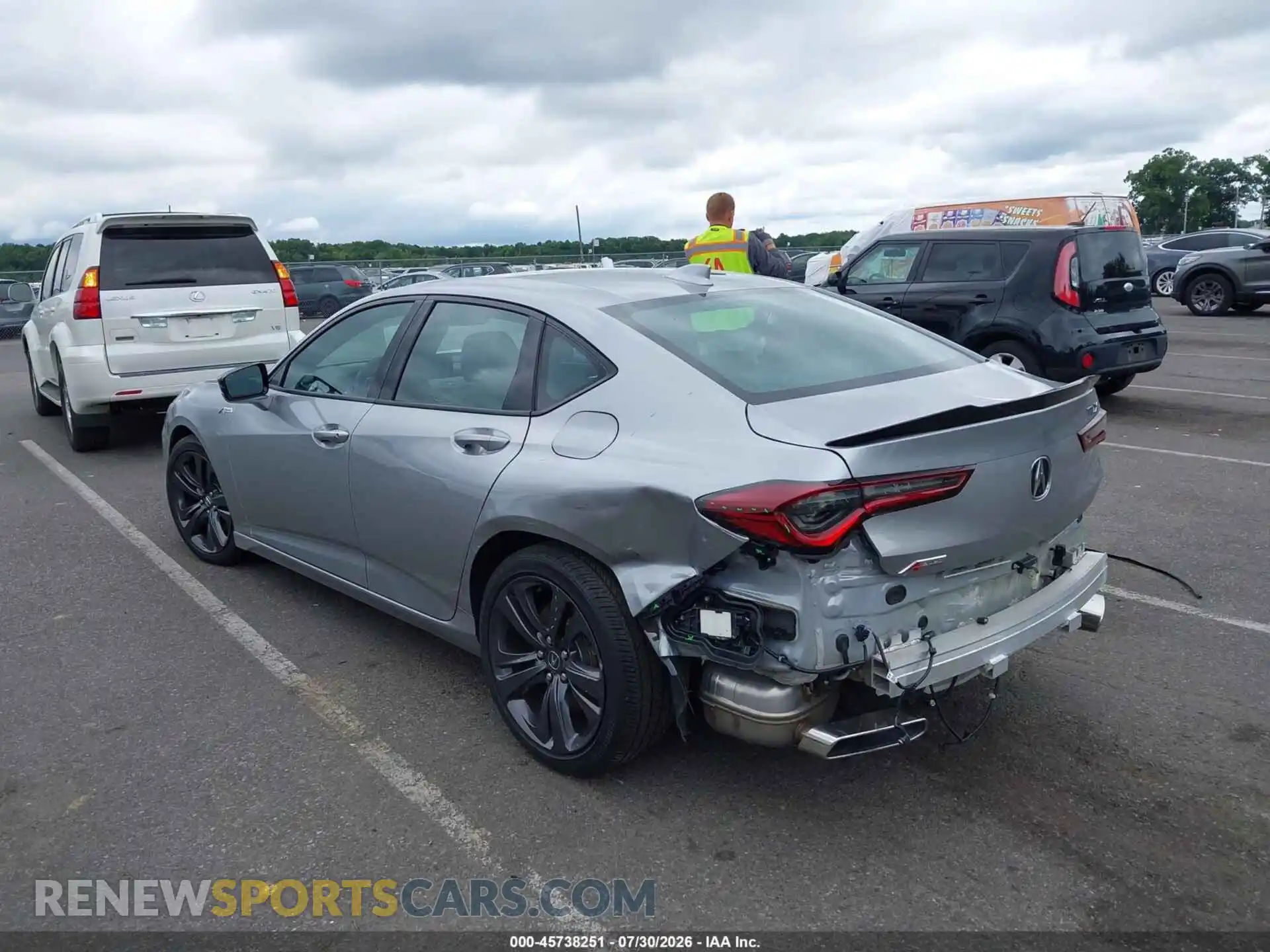 3 Фотография поврежденного автомобиля 19UUB5F53NA005272 ACURA TLX 2022