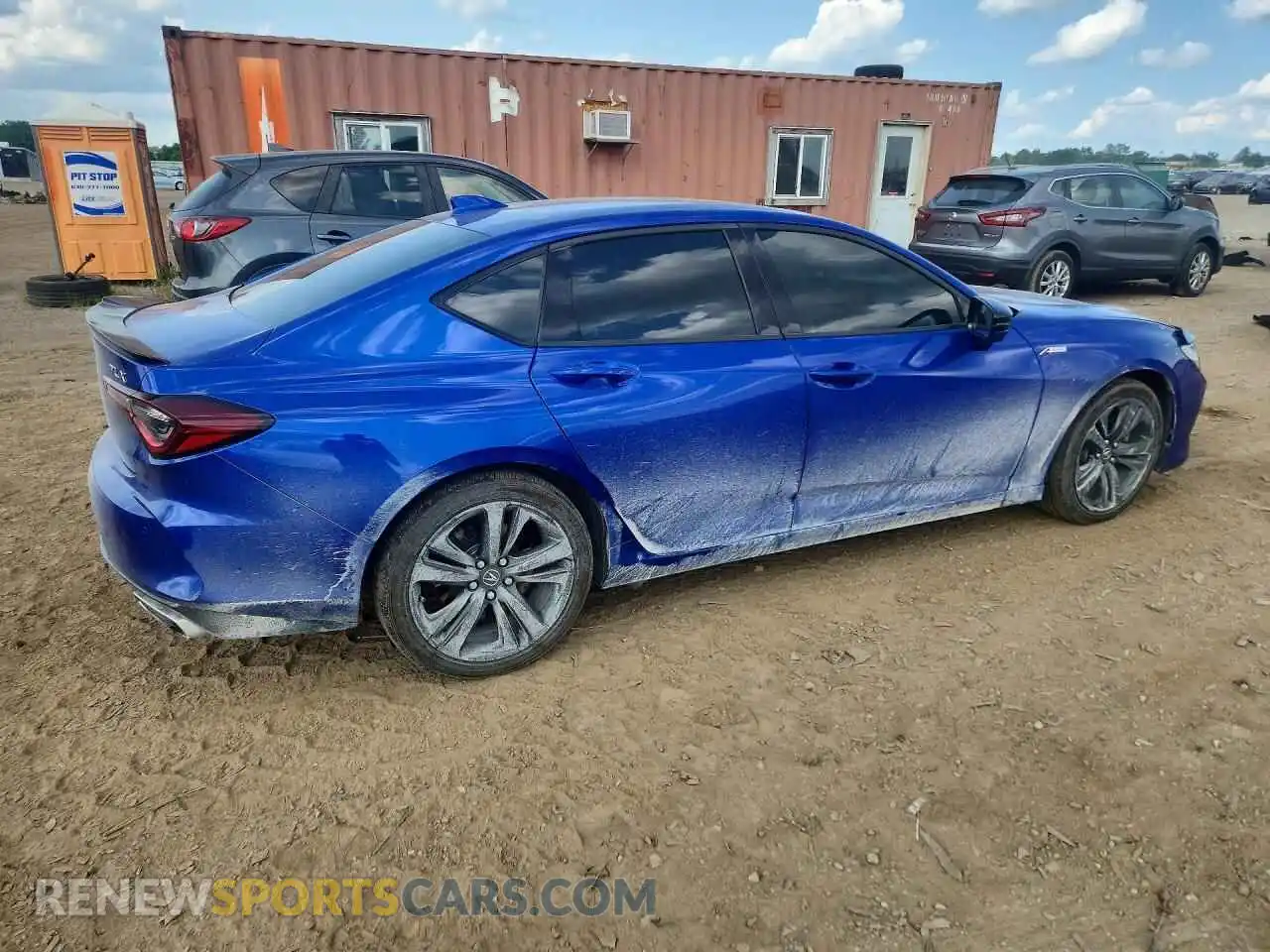 3 Фотография поврежденного автомобиля 19UUB5F55NA000445 ACURA TLX 2022