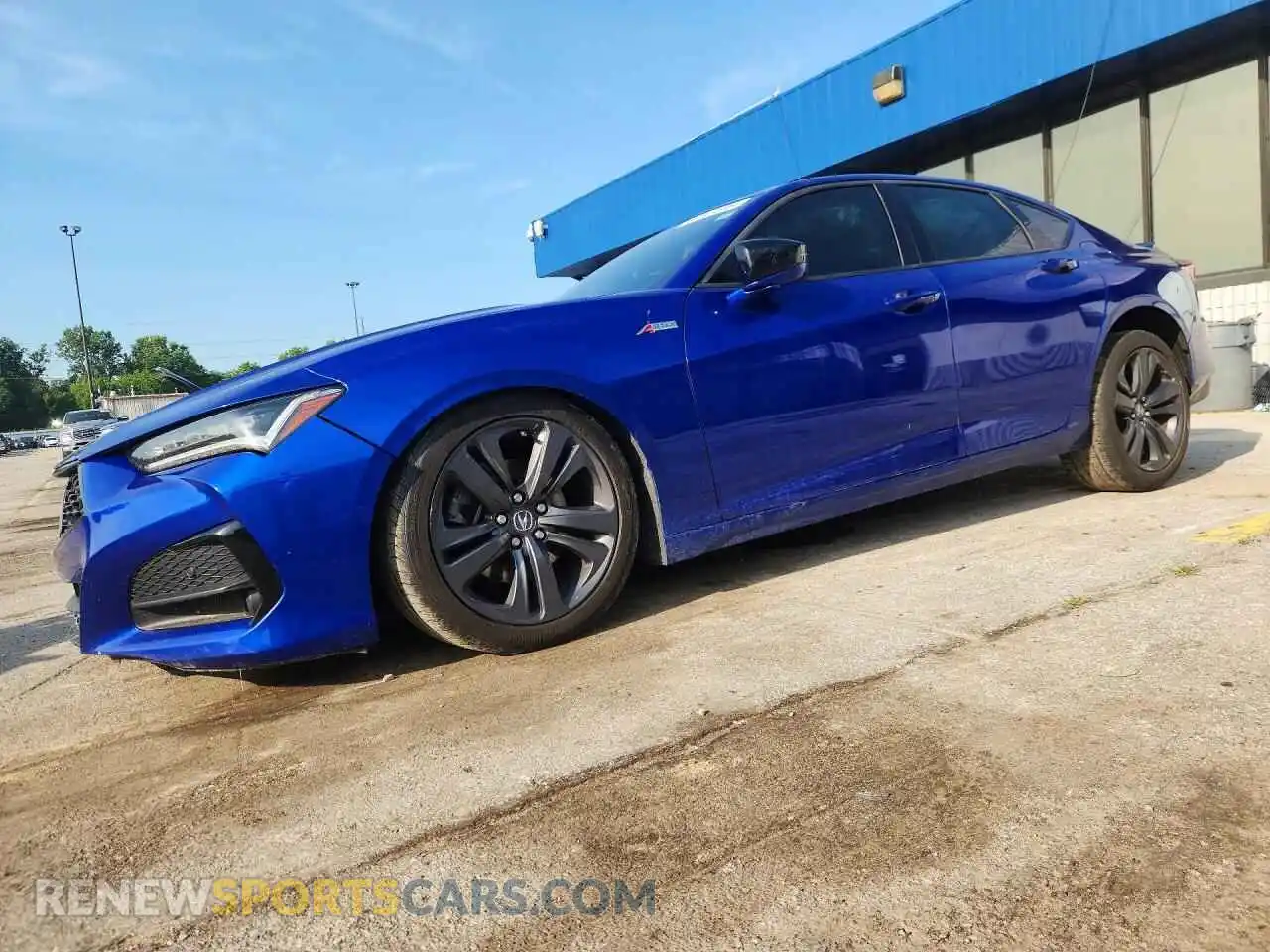 1 Фотография поврежденного автомобиля 19UUB5F55NA001577 ACURA TLX 2022