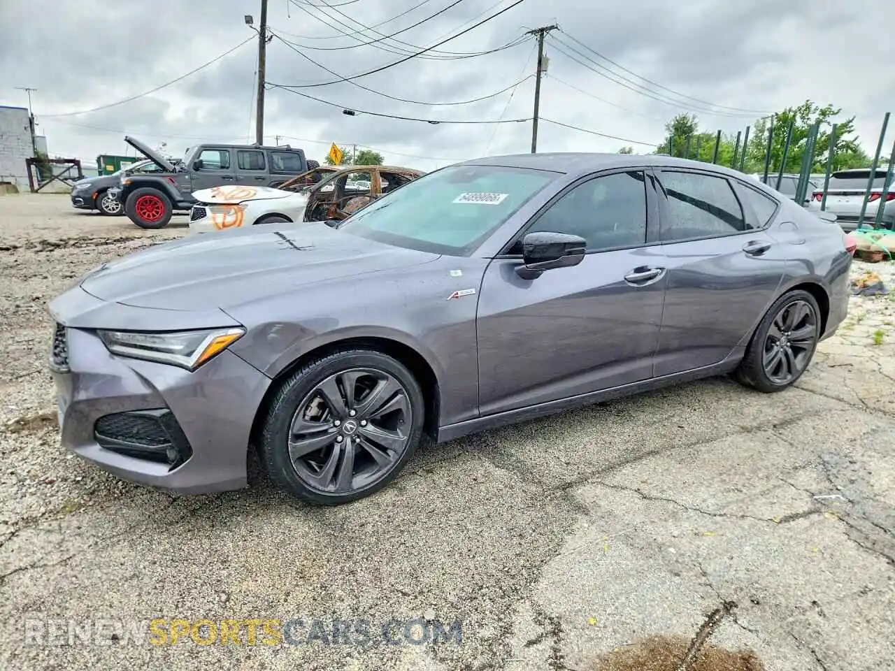 1 Фотография поврежденного автомобиля 19UUB5F56NA004665 ACURA TLX 2022