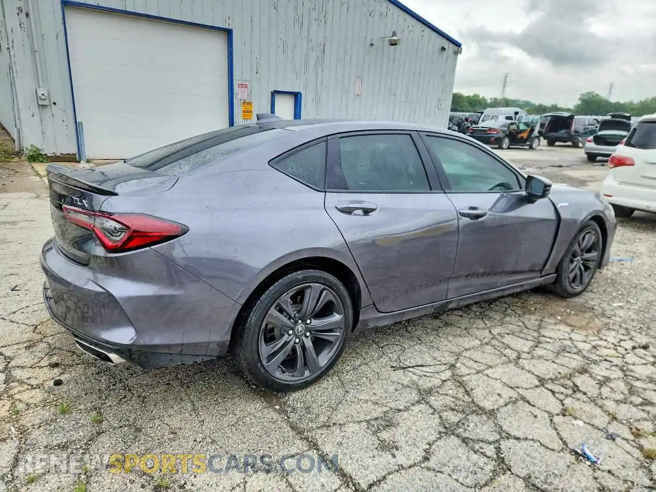 3 Фотография поврежденного автомобиля 19UUB5F56NA004665 ACURA TLX 2022