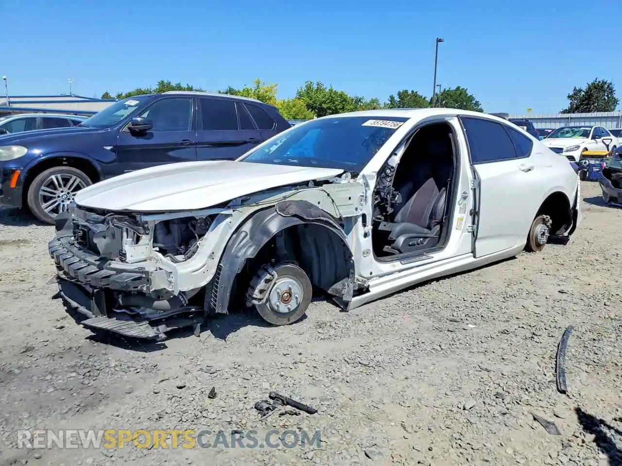1 Фотография поврежденного автомобиля 19UUB5F58NA001444 ACURA TLX 2022