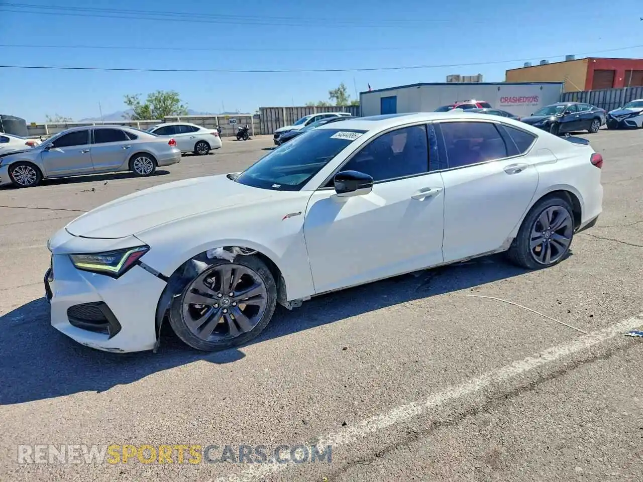 1 Фотография поврежденного автомобиля 19UUB5F59NA003462 ACURA TLX 2022