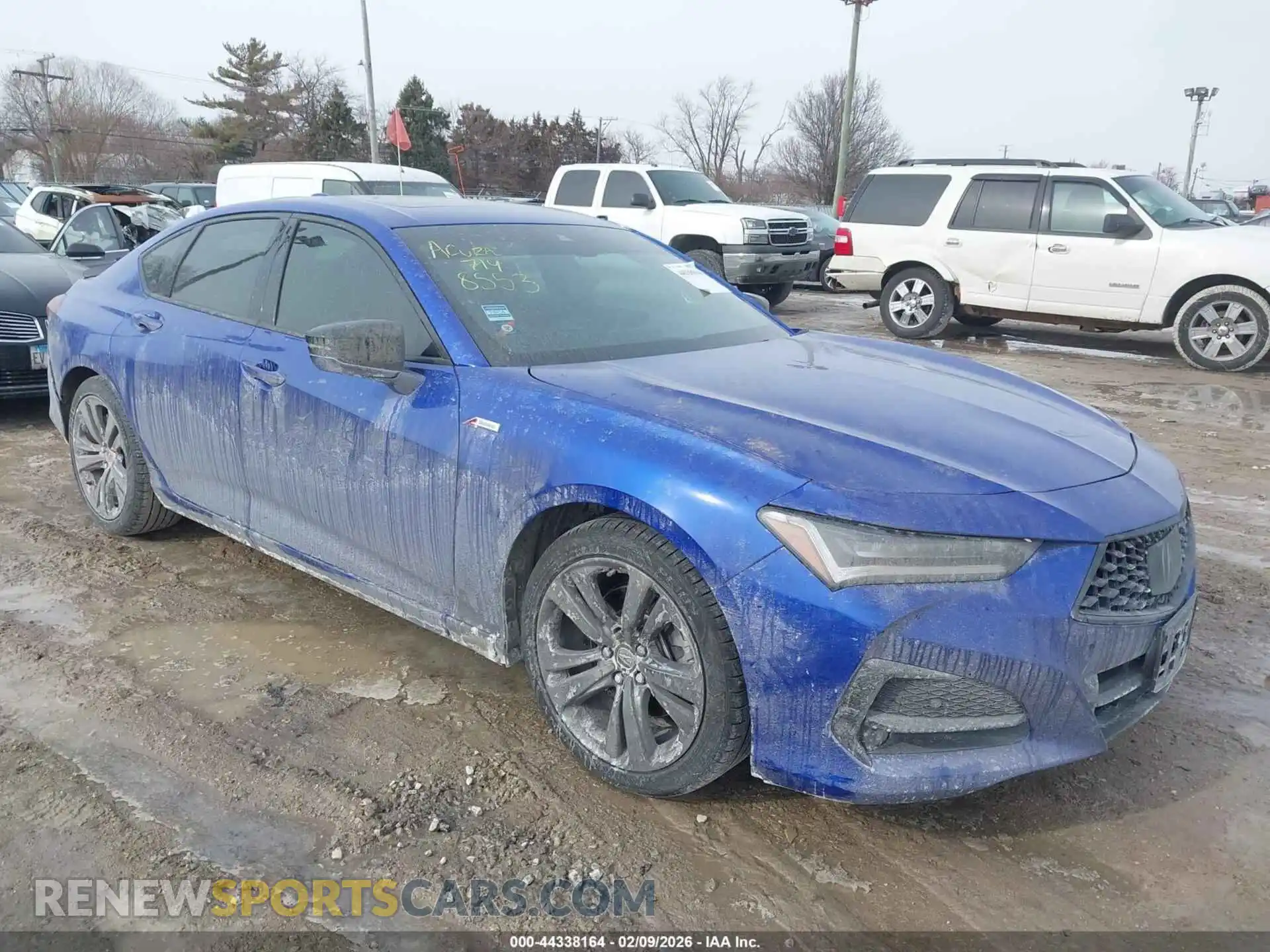1 Фотография поврежденного автомобиля 19UUB5F5XNA000747 ACURA TLX 2022