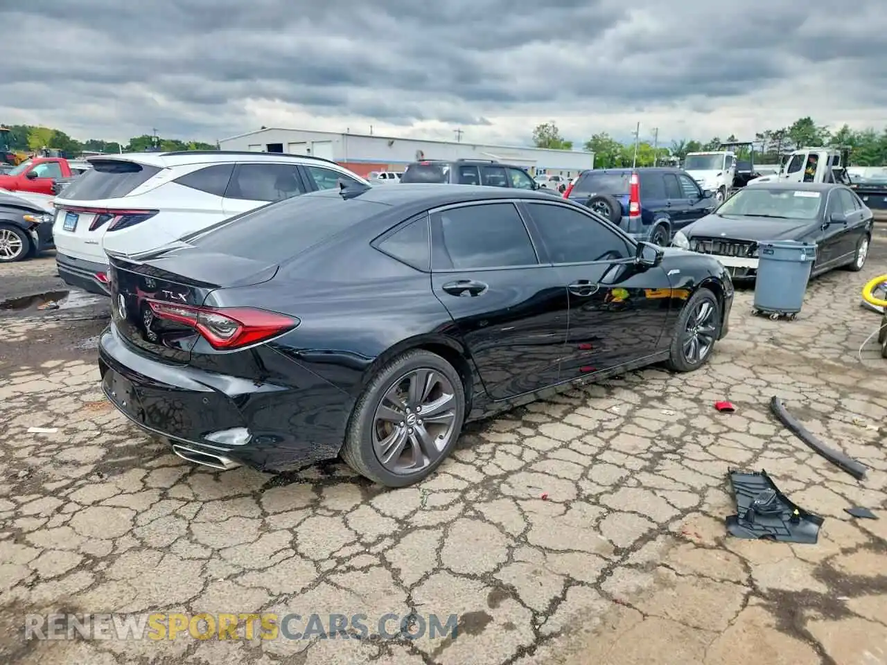 3 Фотография поврежденного автомобиля 19UUB5F5XNA001669 ACURA TLX 2022