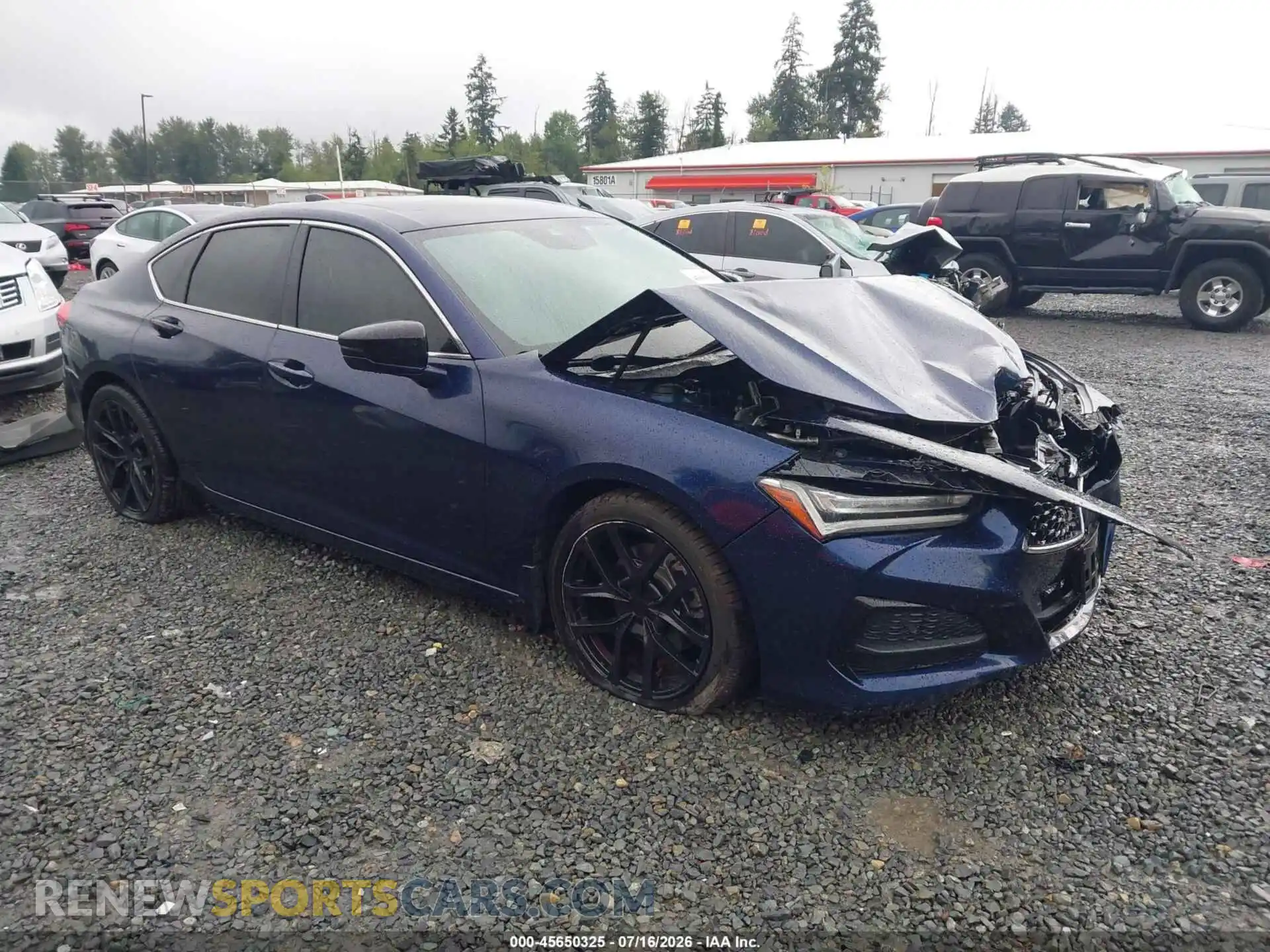 1 Фотография поврежденного автомобиля 19UUB6F46NA001536 ACURA TLX 2022