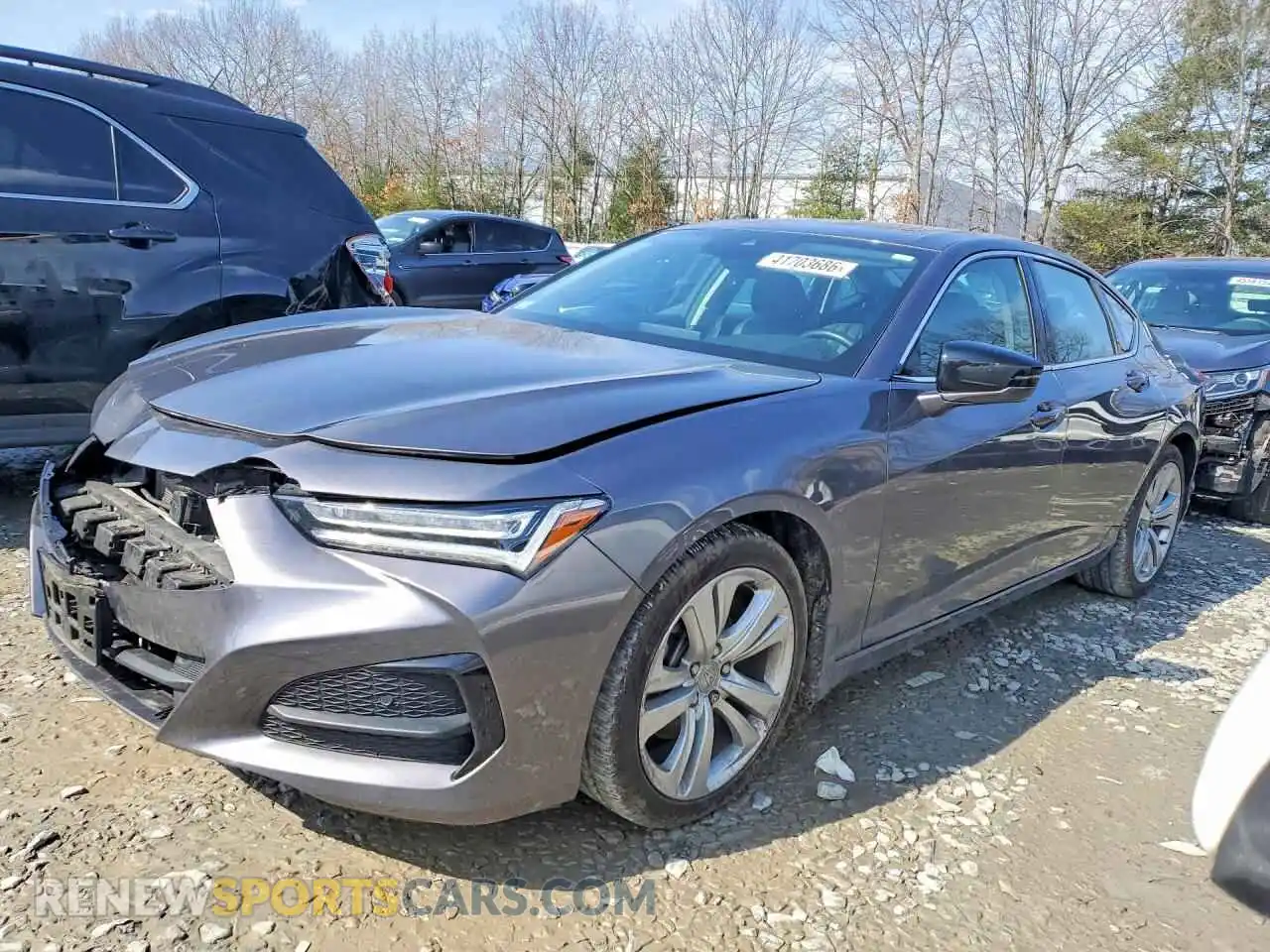 1 Фотография поврежденного автомобиля 19UUB6F46NA003612 ACURA TLX 2022