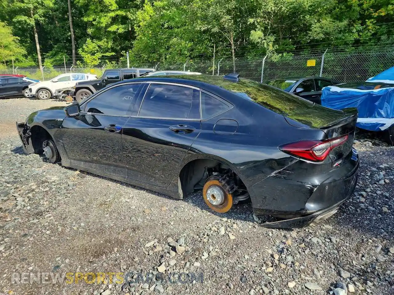 2 Фотография поврежденного автомобиля 19UUB6F51NA000951 ACURA TLX 2022
