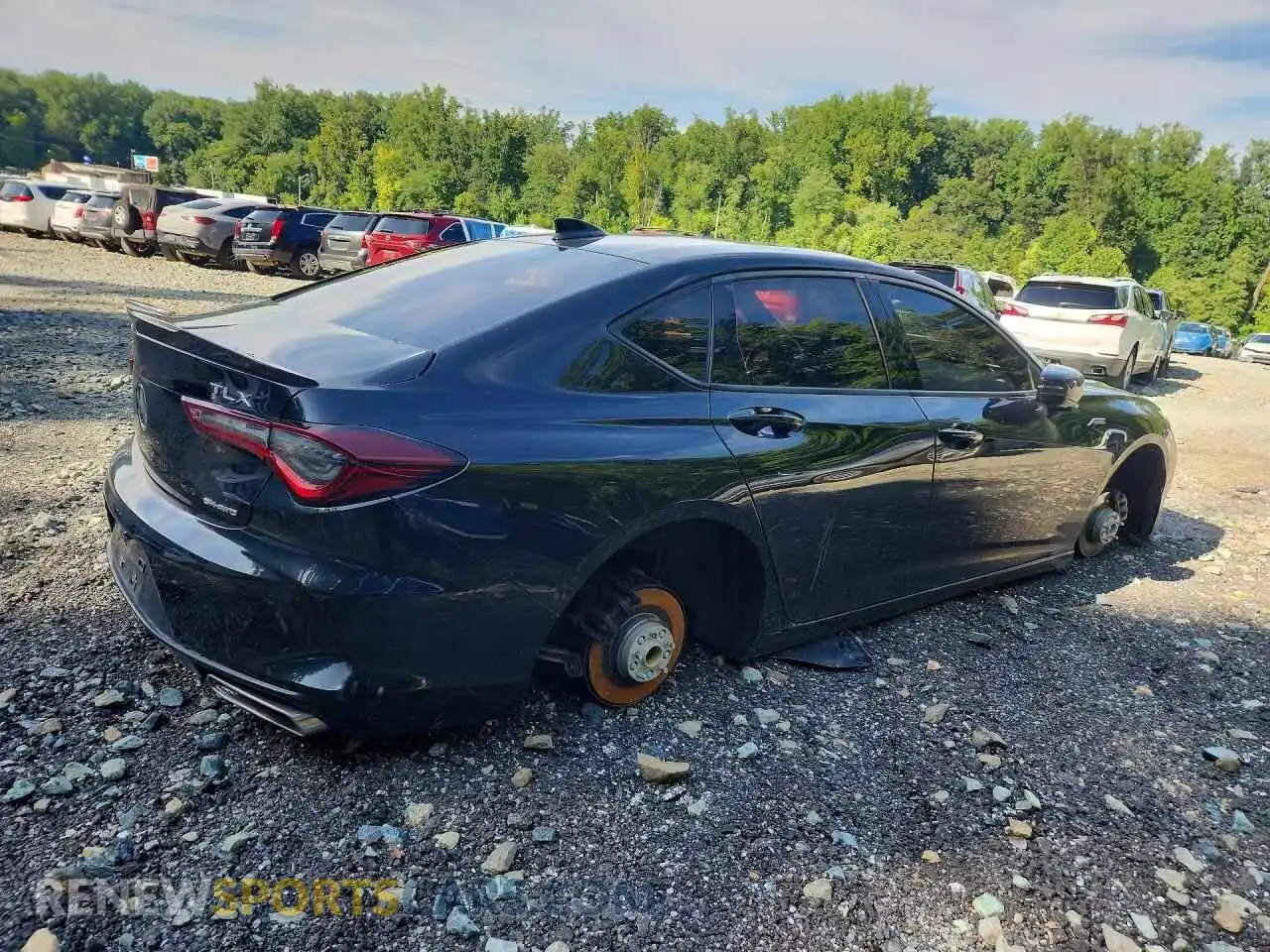 3 Фотография поврежденного автомобиля 19UUB6F51NA000951 ACURA TLX 2022
