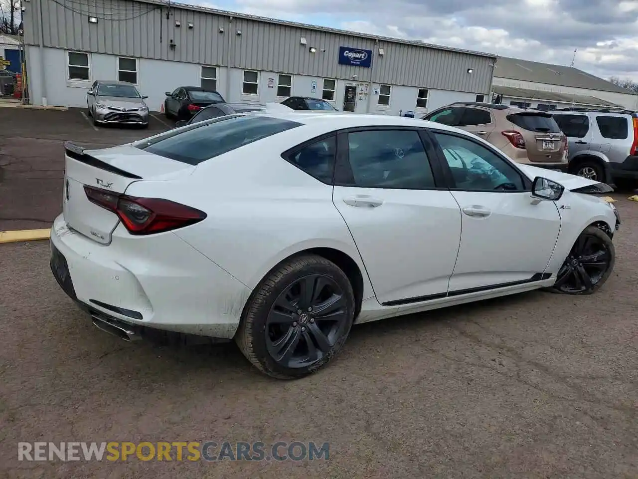 3 Фотография поврежденного автомобиля 19UUB6F52NA001641 ACURA TLX 2022