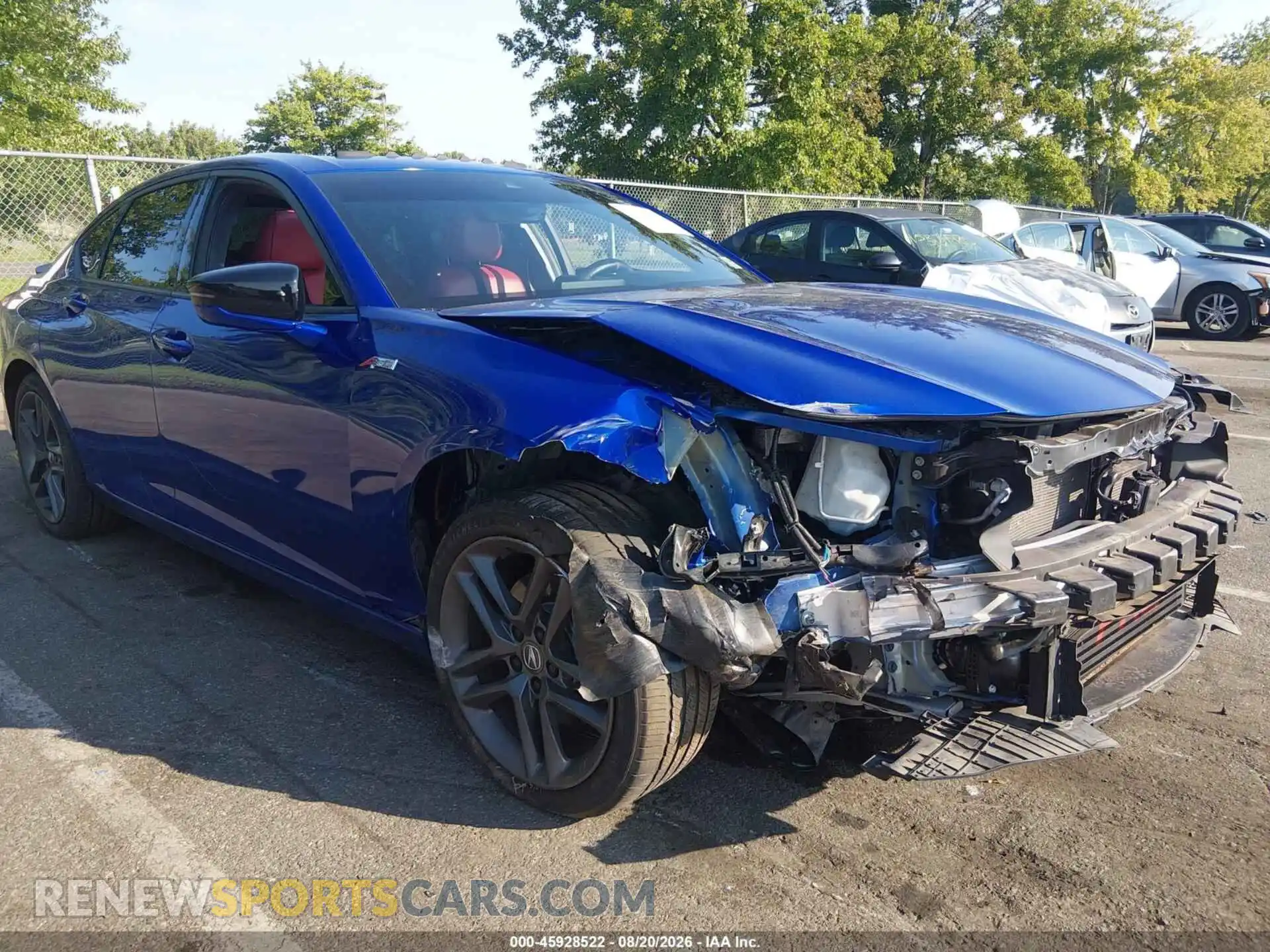 1 Фотография поврежденного автомобиля 19UUB6F55NA002685 ACURA TLX 2022
