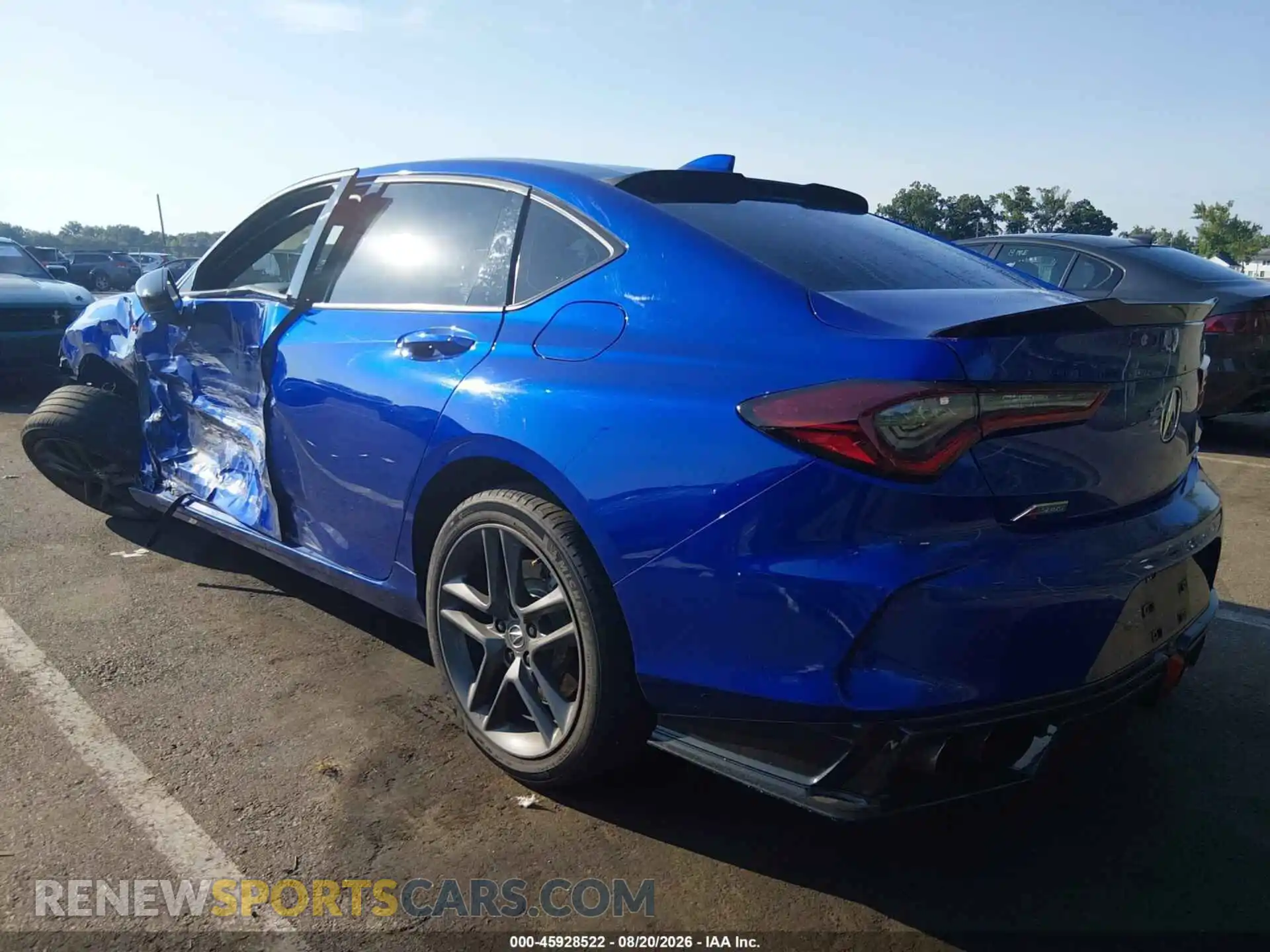 3 Фотография поврежденного автомобиля 19UUB6F55NA002685 ACURA TLX 2022
