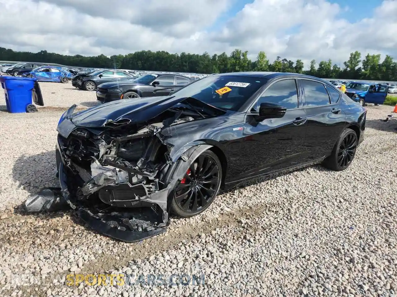 1 Фотография поврежденного автомобиля 19UUB7F01NA001124 ACURA TLX 2022