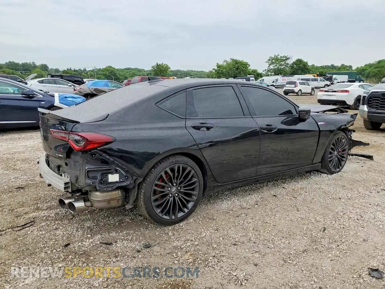 3 Фотография поврежденного автомобиля 19UUB7F05NA001465 ACURA TLX 2022
