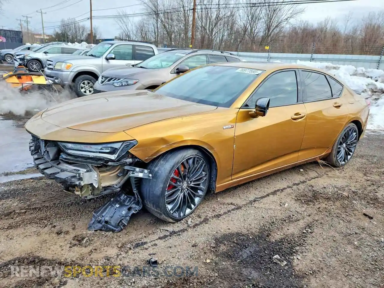 1 Фотография поврежденного автомобиля 19UUB7F0XNA000599 ACURA TLX 2022