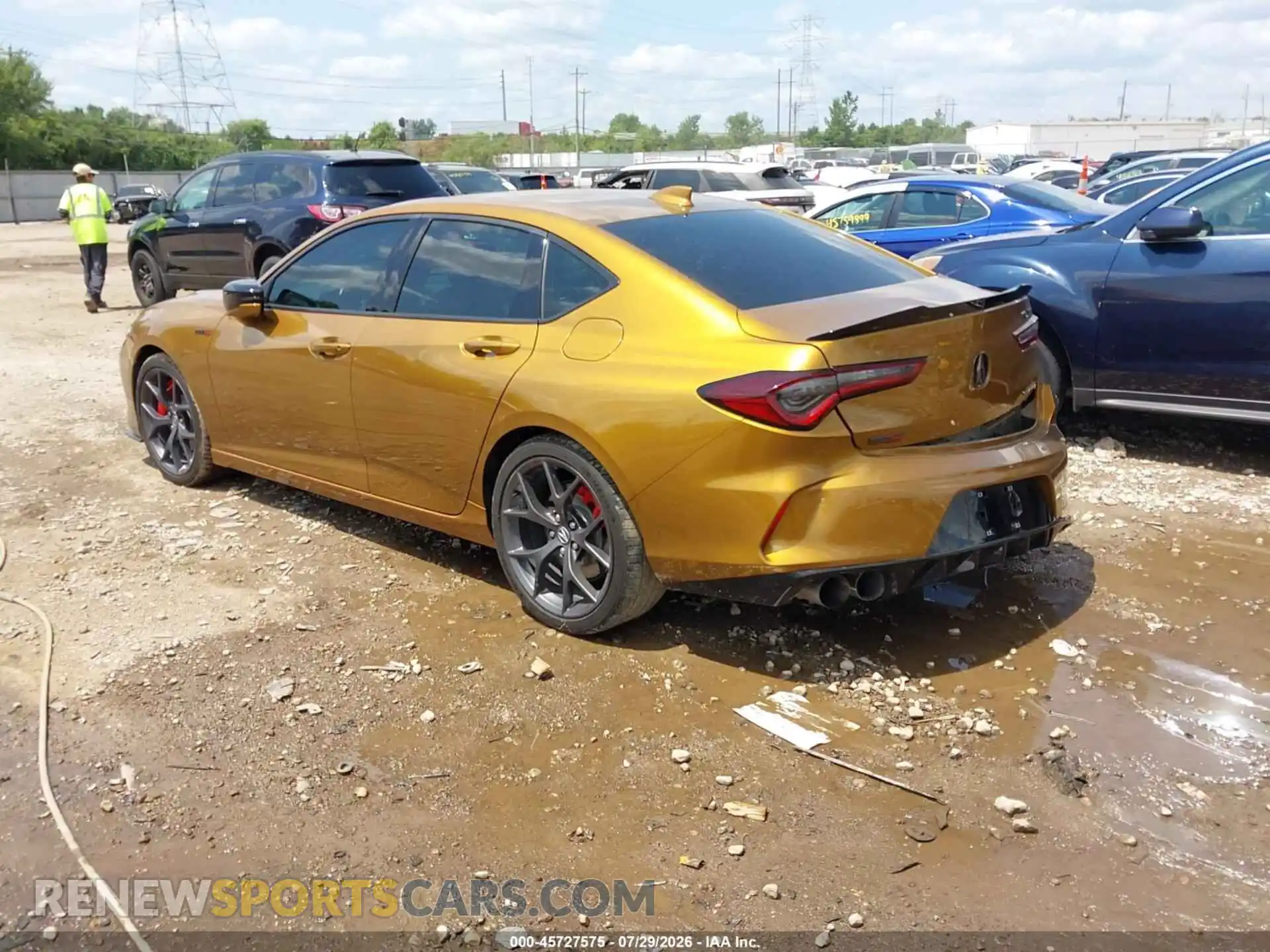 3 Фотография поврежденного автомобиля 19UUB7F95NA000086 ACURA TLX 2022