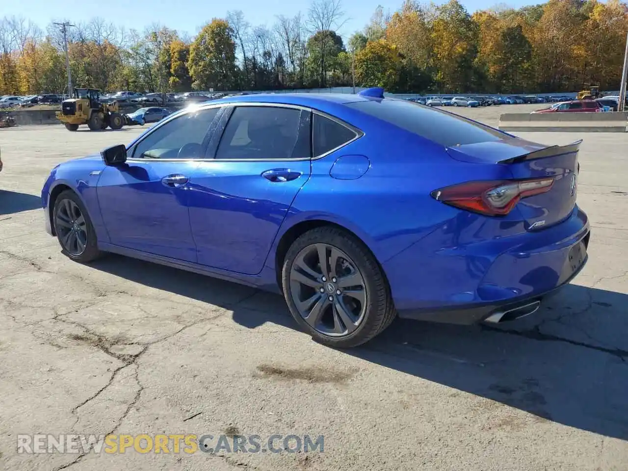 2 fotografías del automóvil dañado 19UUB5F57PA005648 ACURA TLX 2023