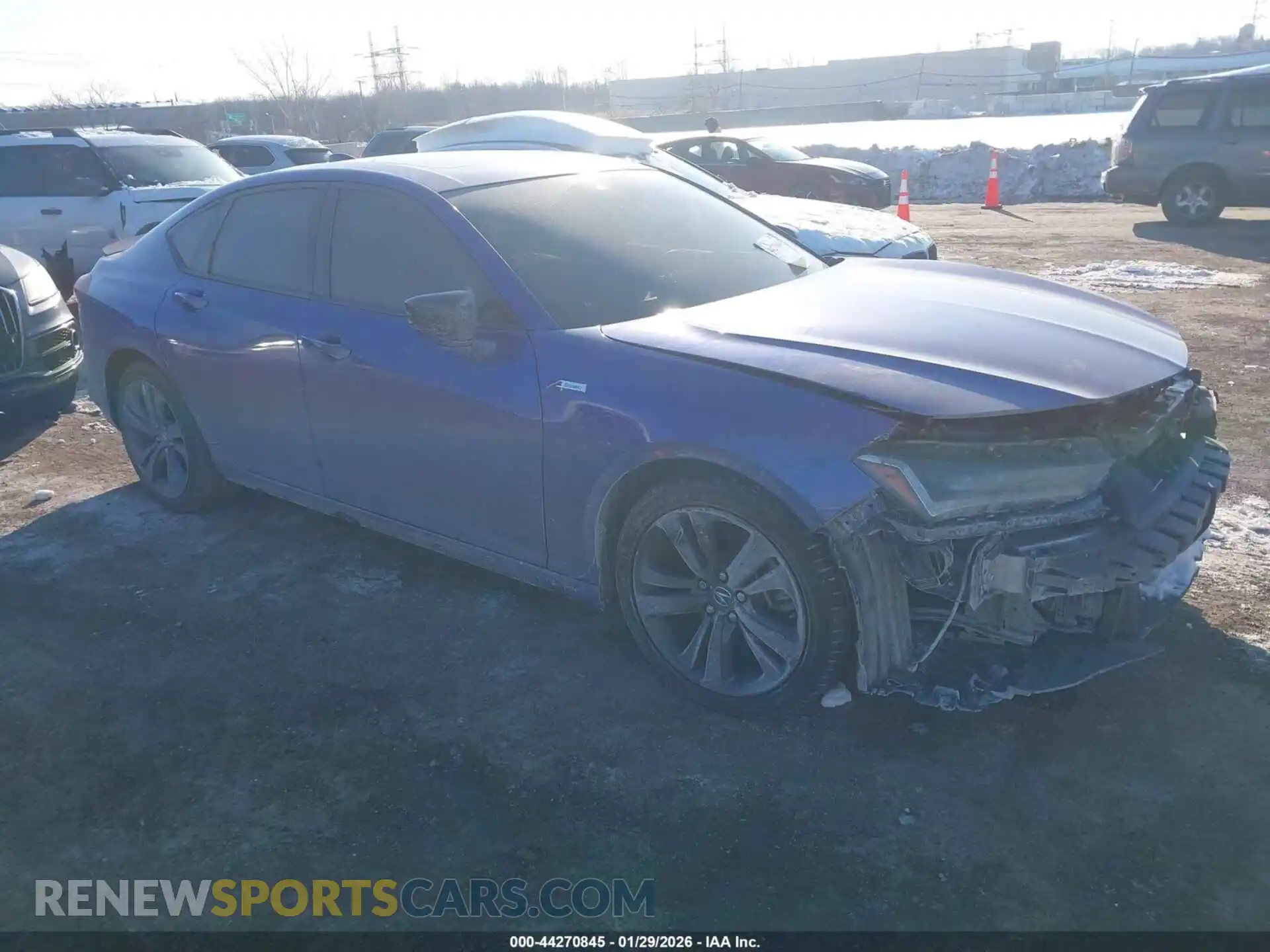 1 Photograph of a damaged car 19UUB6F55PA001281 ACURA TLX 2023