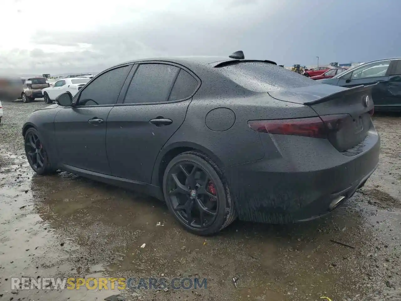 2 Фотография поврежденного автомобиля ZARFAMAN4K7606393 ALFA ROMEO GIULIA 2019