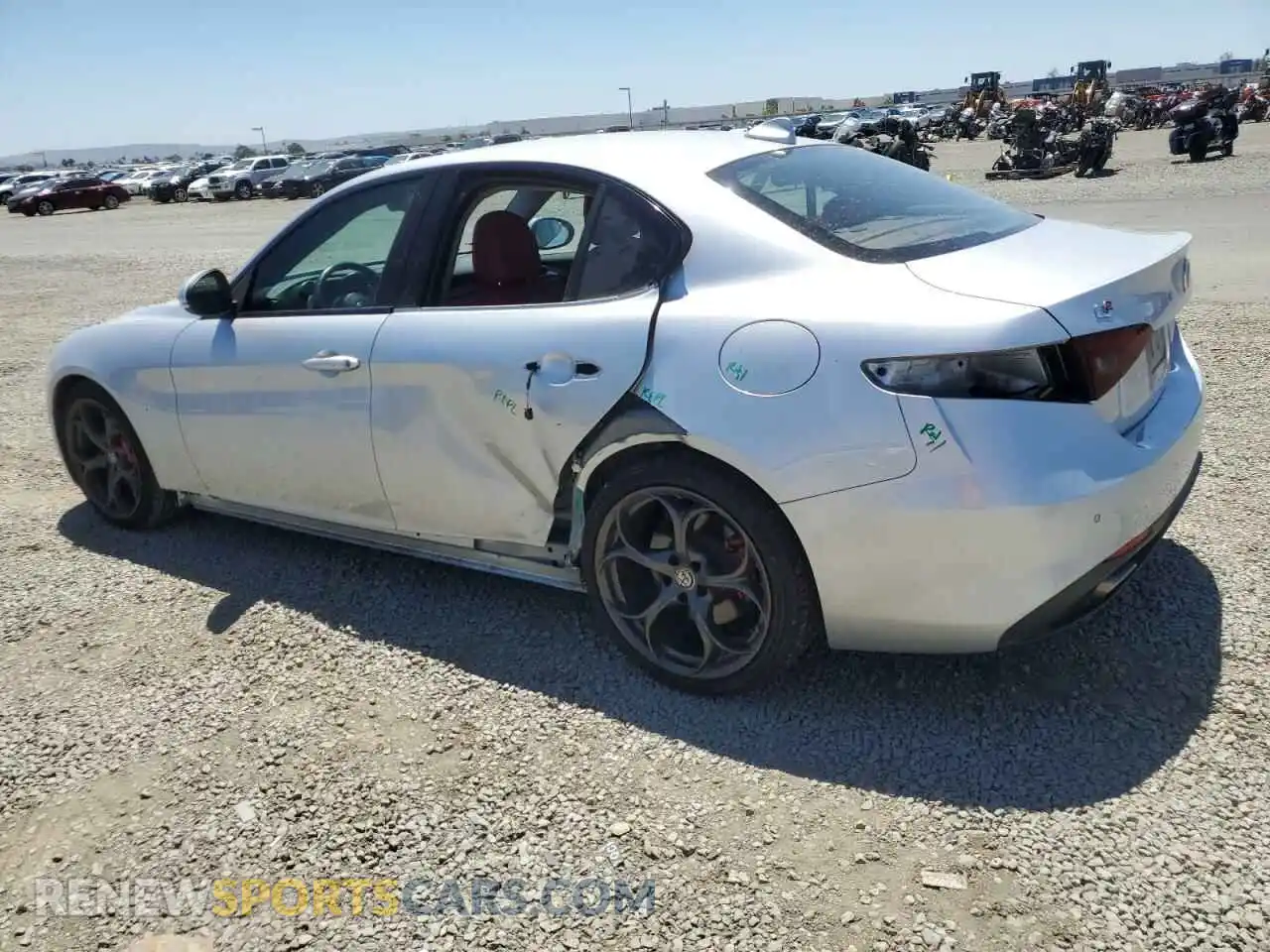 2 Фотография поврежденного автомобиля ZARFAMBN5K7605302 ALFA ROMEO GIULIA 2019