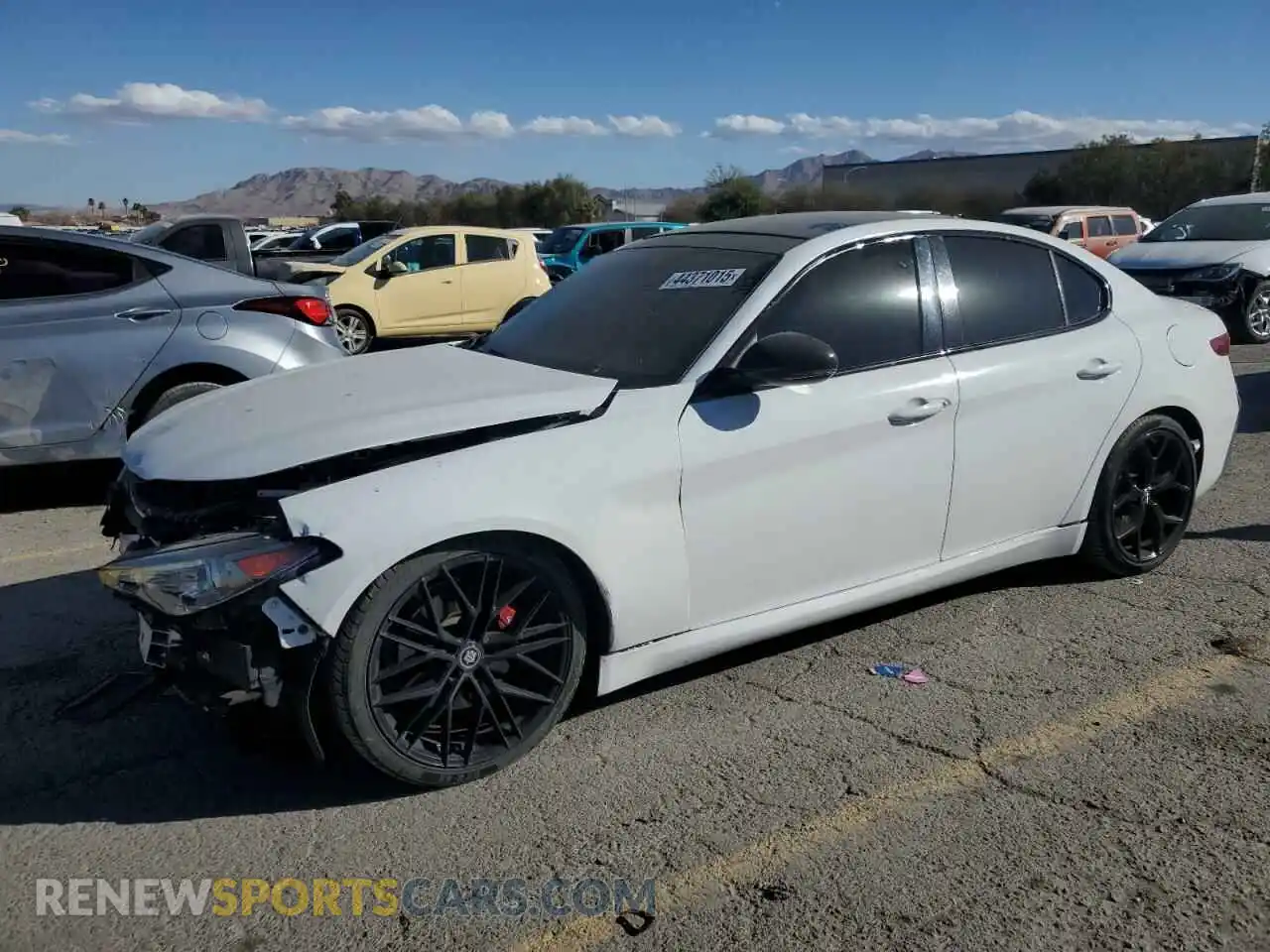 1 Photograph of a damaged car ZARFAMBN5K7622469 ALFA ROMEO GIULIA 2019