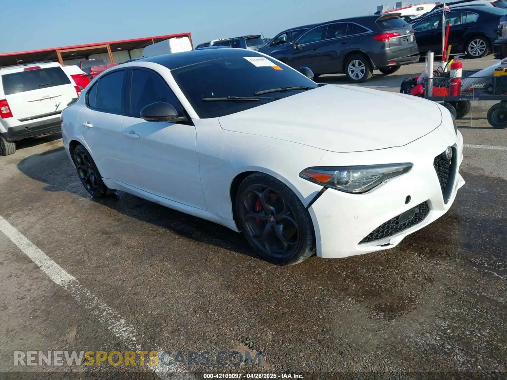 1 Photograph of a damaged car ZARFAMBN6K7601016 ALFA ROMEO GIULIA 2019