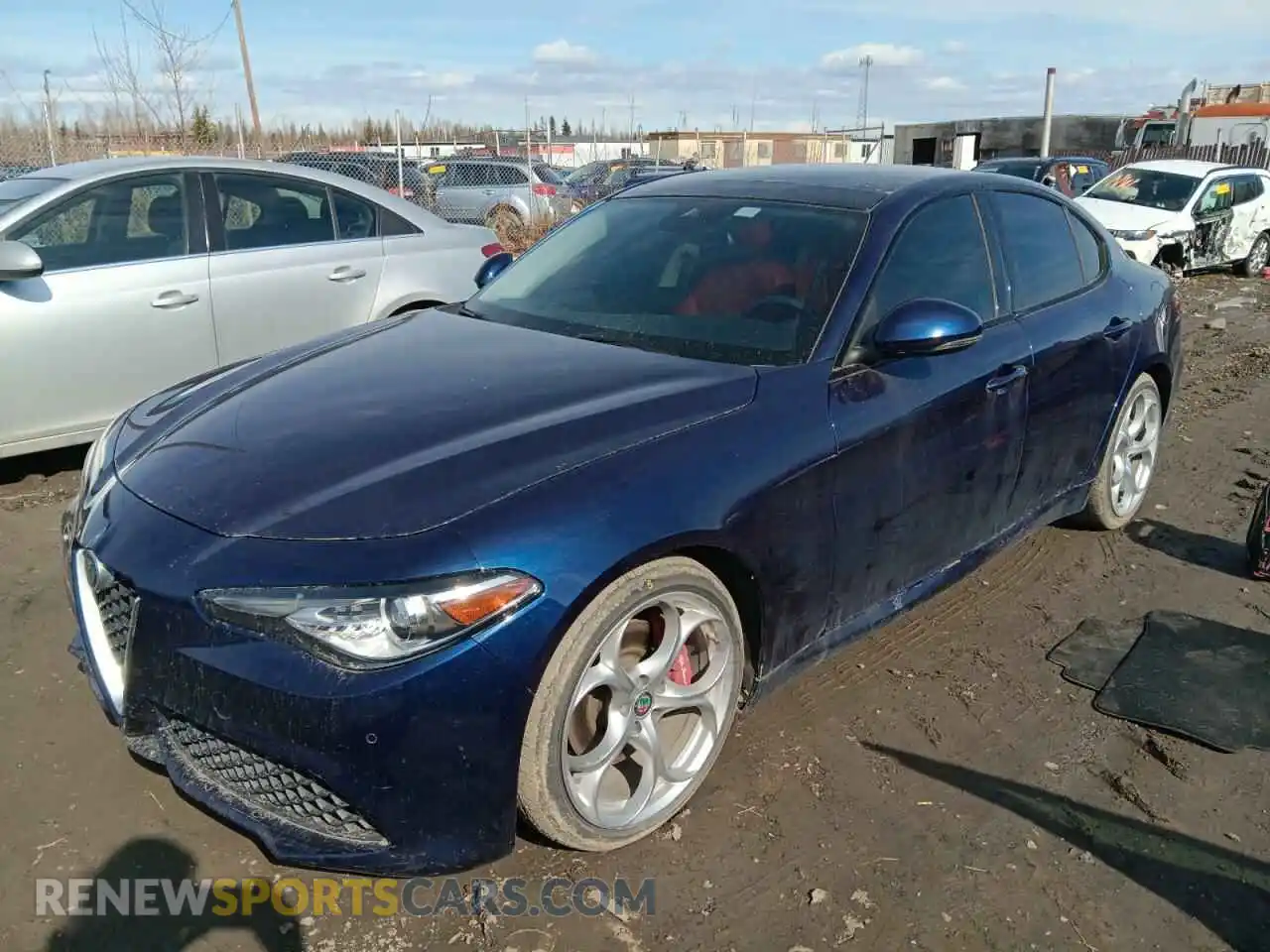 1 Photograph of a damaged car ZARFAMBNXK7600855 ALFA ROMEO GIULIA 2019