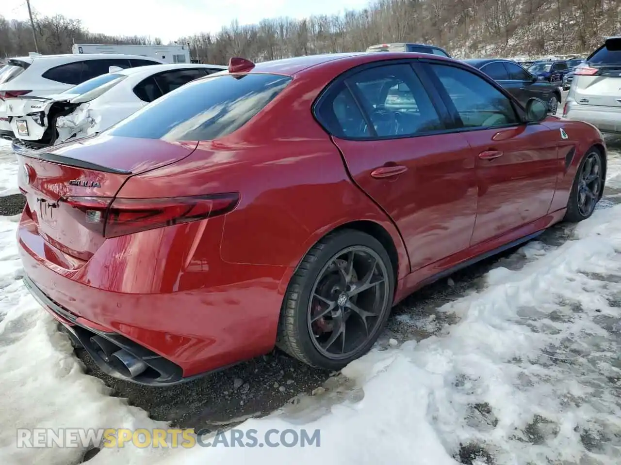 3 Photograph of a damaged car ZARFAMEV2K7604376 ALFA ROMEO GIULIA 2019