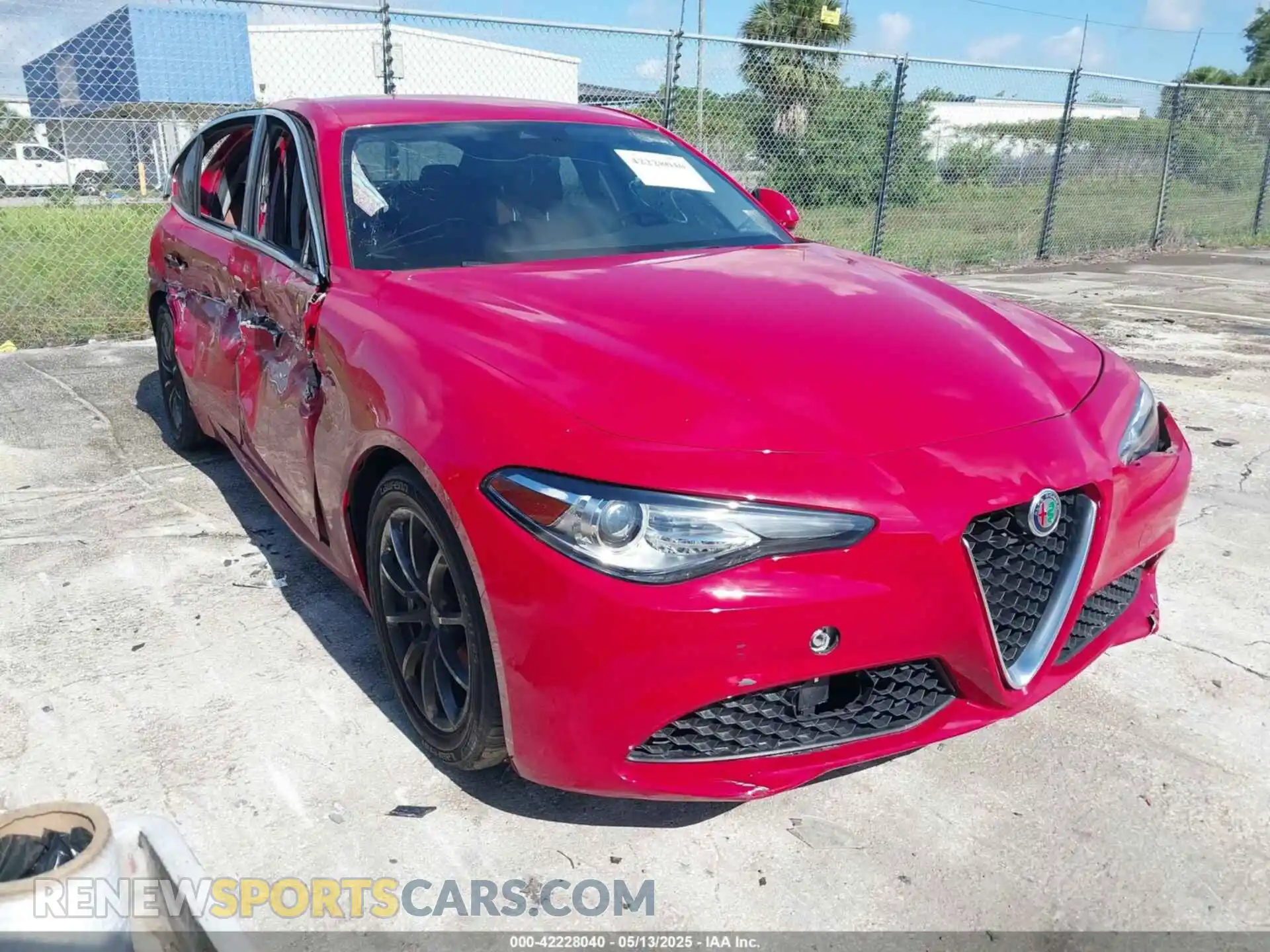 1 Photograph of a damaged car ZARFAMAN0L7631101 ALFA ROMEO GIULIA 2020