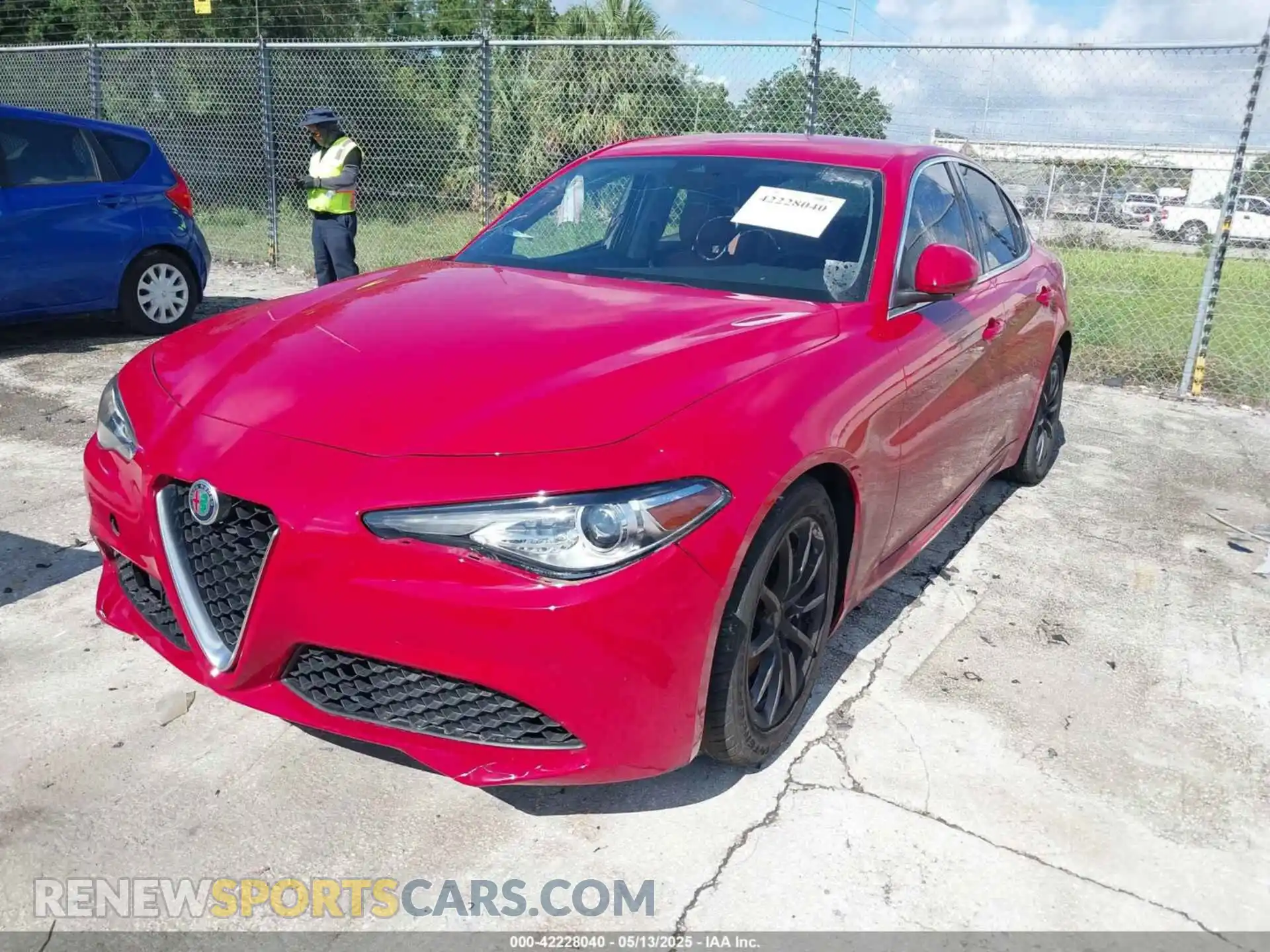 2 Photograph of a damaged car ZARFAMAN0L7631101 ALFA ROMEO GIULIA 2020