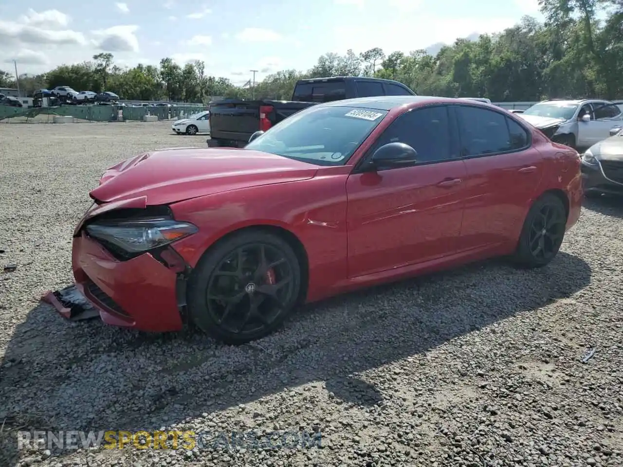 1 Photograph of a damaged car ZARFAMAN1L7625954 ALFA ROMEO GIULIA 2020