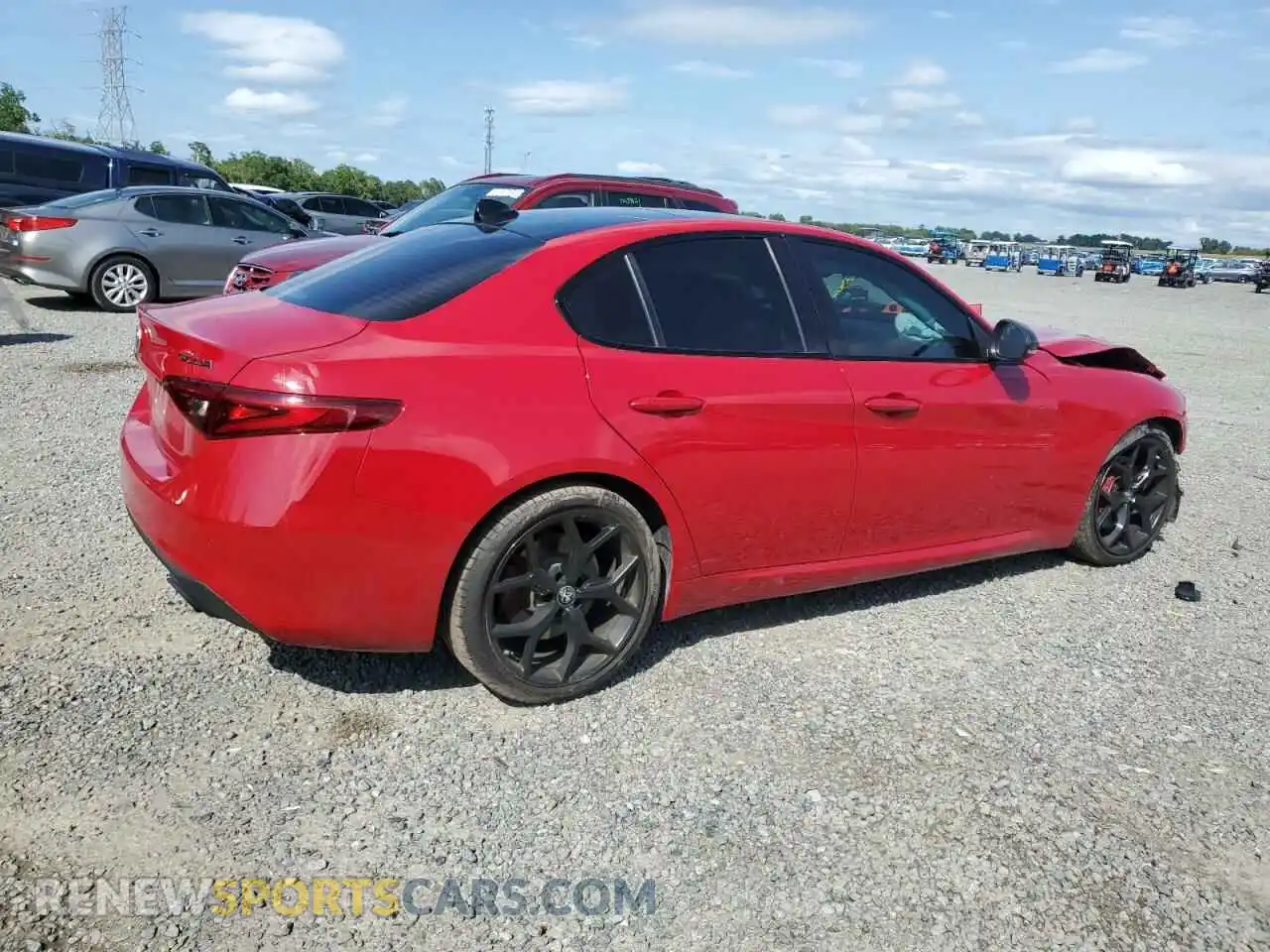 3 Photograph of a damaged car ZARFAMAN1L7625954 ALFA ROMEO GIULIA 2020