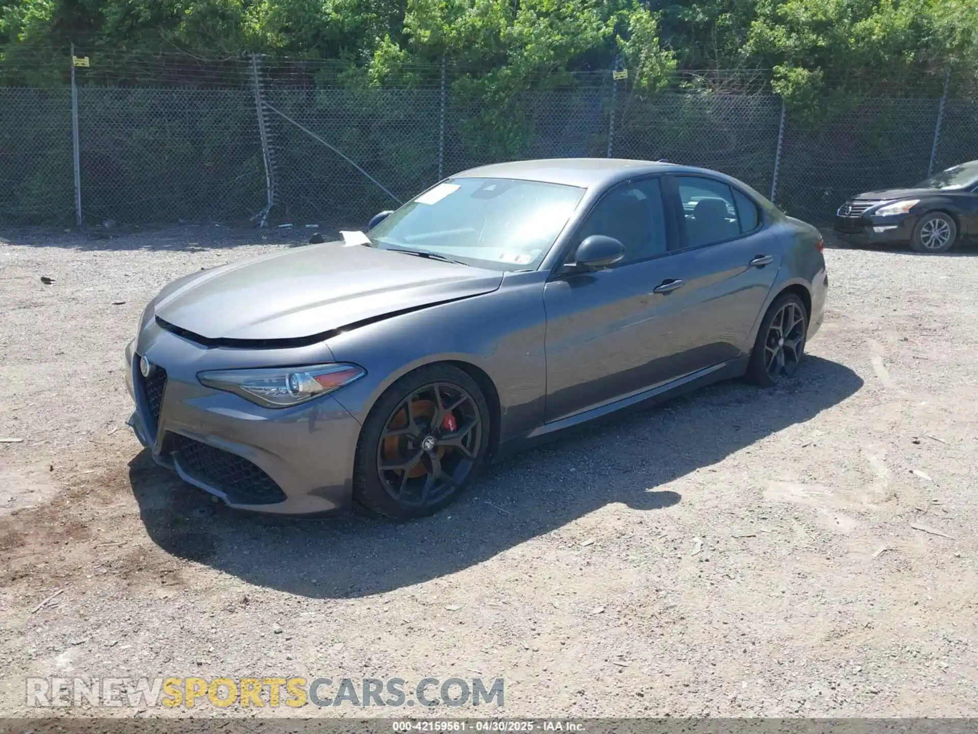 2 fotografías del automóvil dañado ZARFAMAN2L7624277 ALFA ROMEO GIULIA 2020