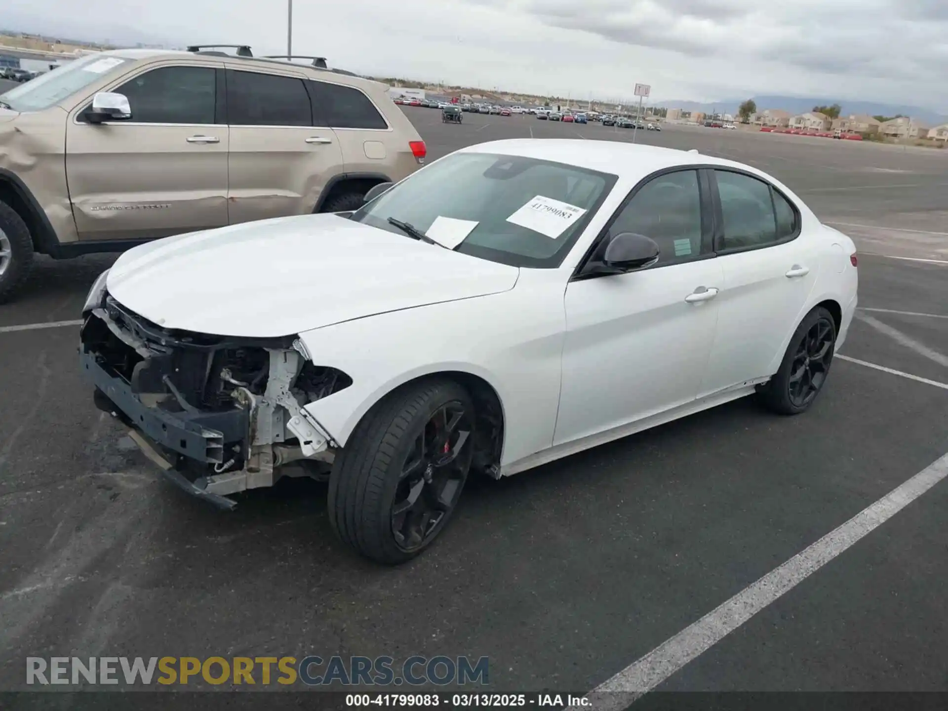 2 Photograph of a damaged car ZARFAMAN5L7625150 ALFA ROMEO GIULIA 2020