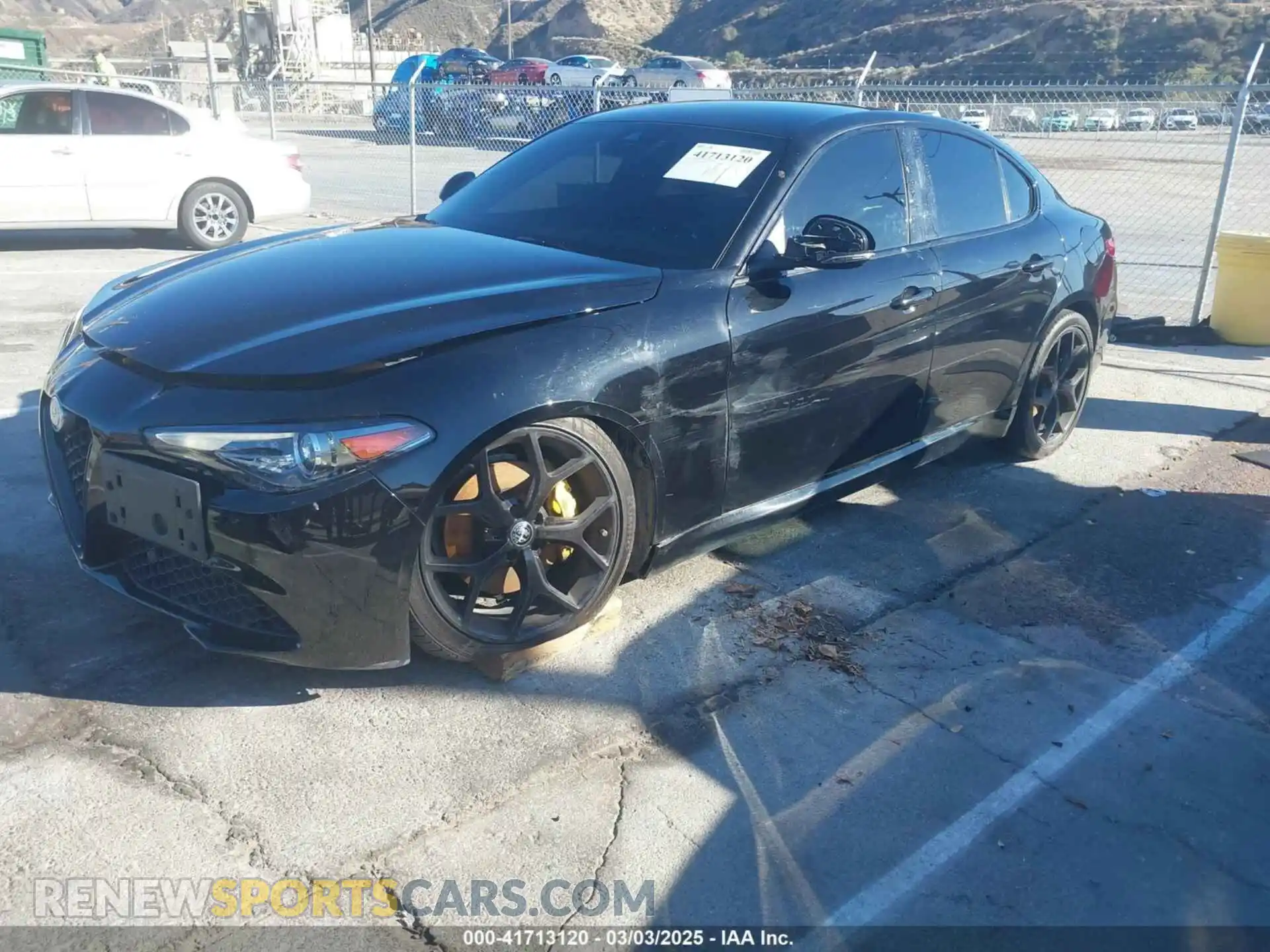 2 Photograph of a damaged car ZARFAMBN1L7633292 ALFA ROMEO GIULIA 2020