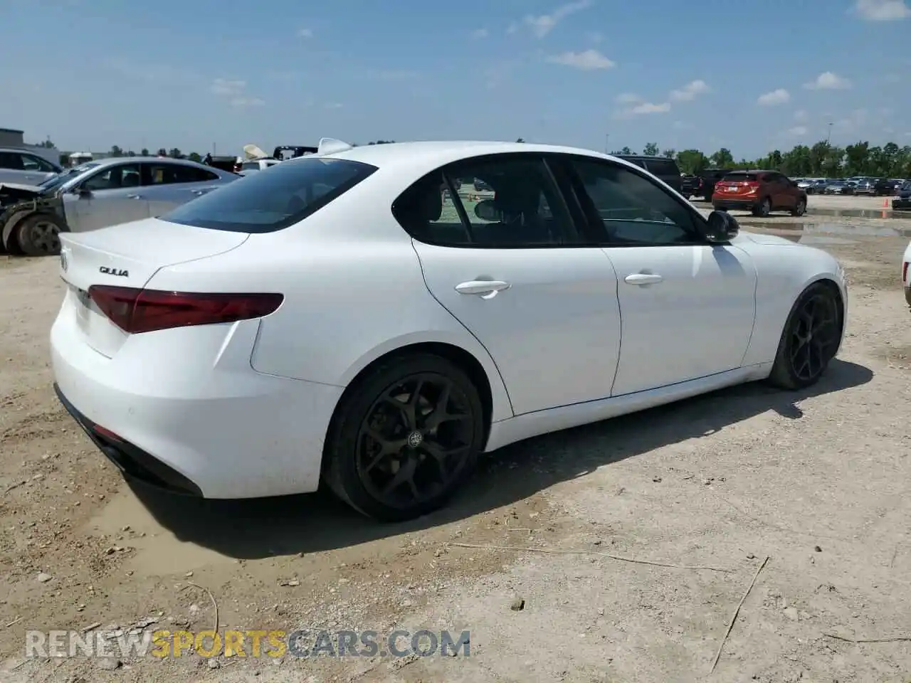 3 Фотография поврежденного автомобиля ZARFAMBN1L7636628 ALFA ROMEO GIULIA 2020