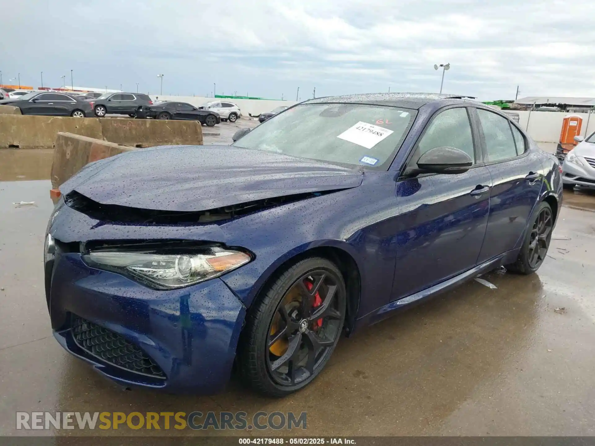2 Photograph of a damaged car ZARFAMBN2L7626612 ALFA ROMEO GIULIA 2020