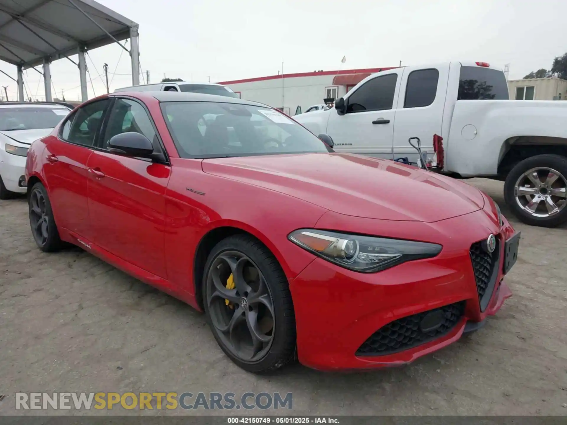 1 Photograph of a damaged car ZARFAMBN9L7638160 ALFA ROMEO GIULIA 2020