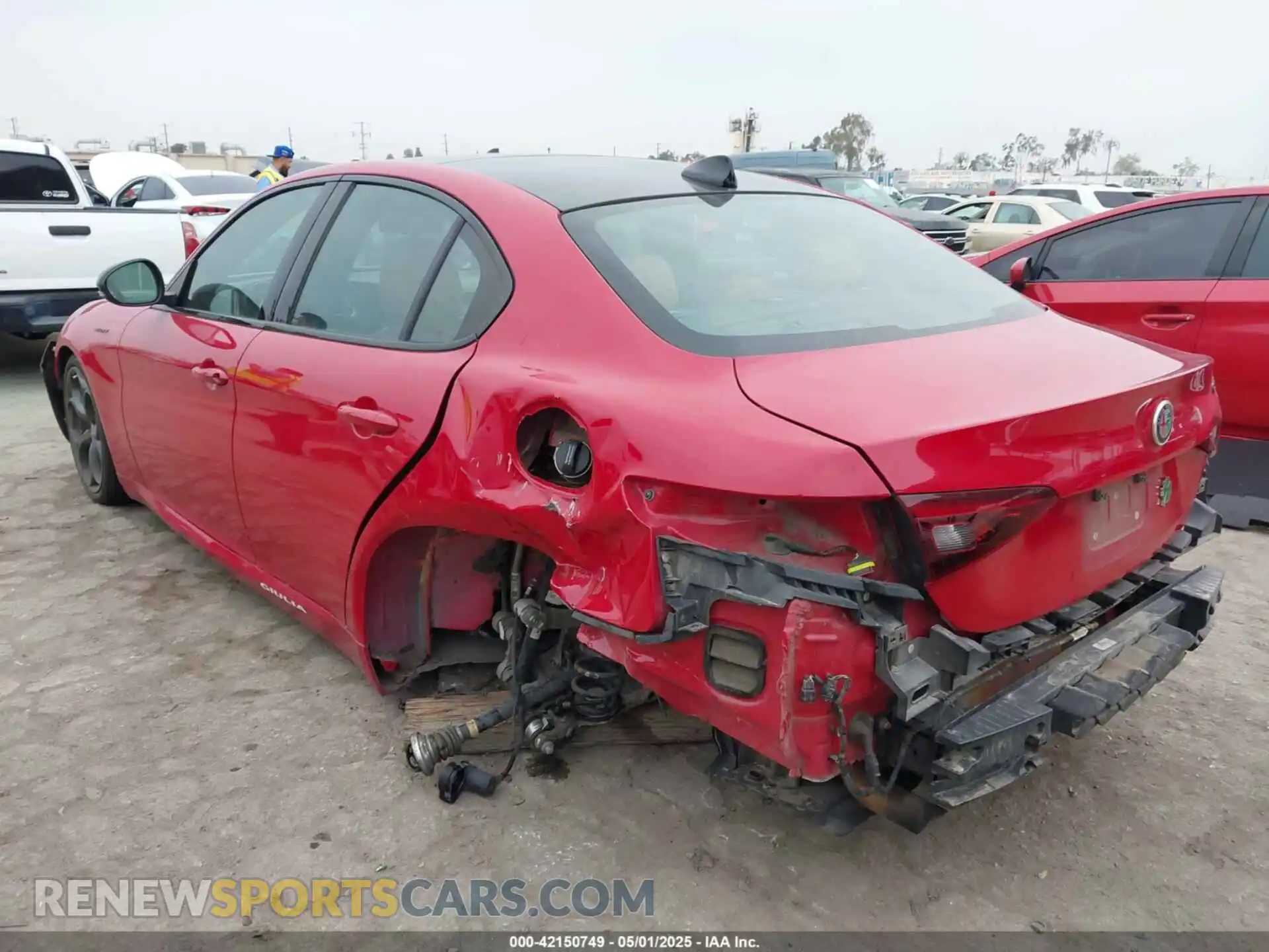 3 Photograph of a damaged car ZARFAMBN9L7638160 ALFA ROMEO GIULIA 2020