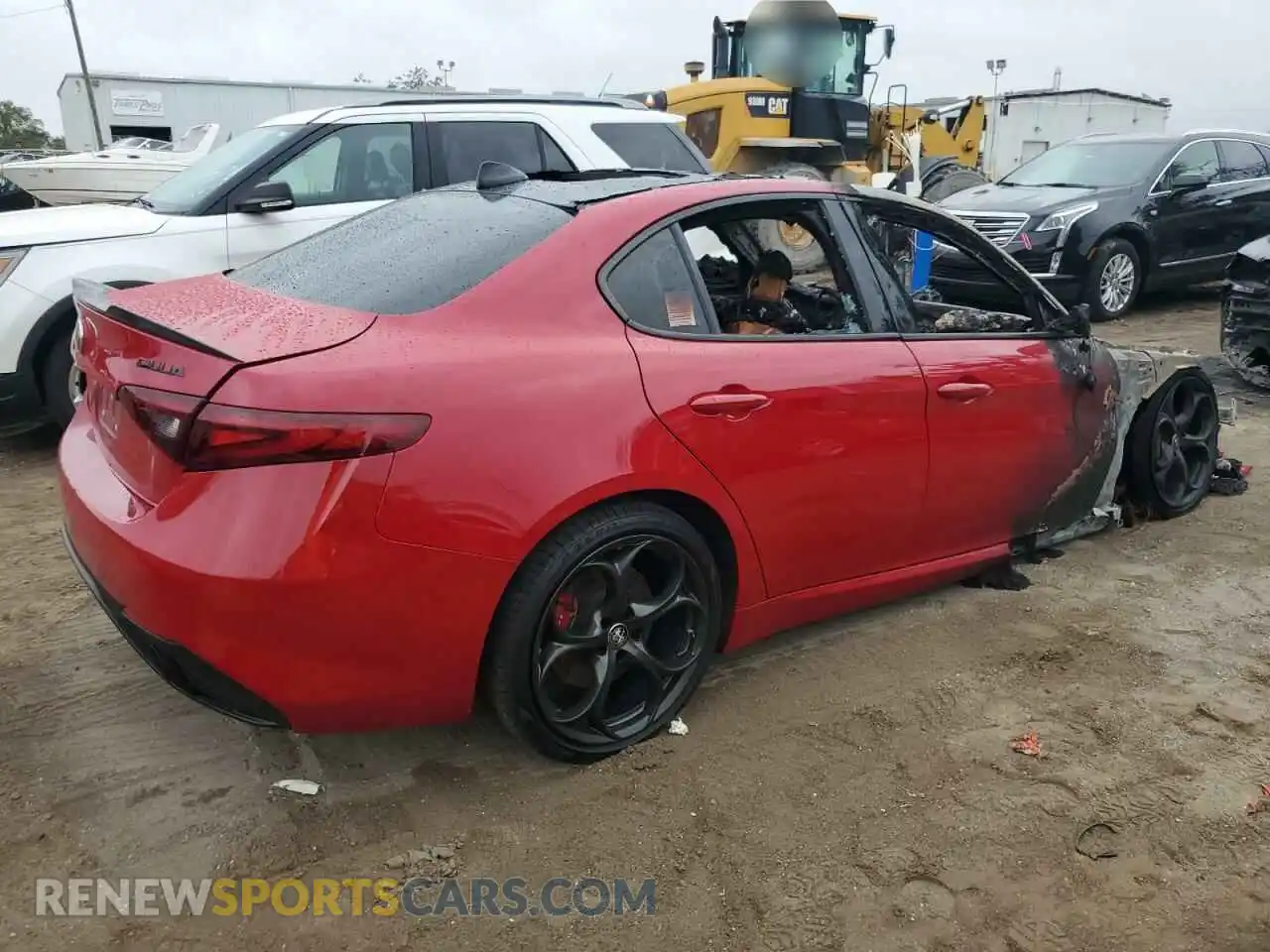 3 fotografías del automóvil dañado ZARFAMBNXL7626289 ALFA ROMEO GIULIA 2020
