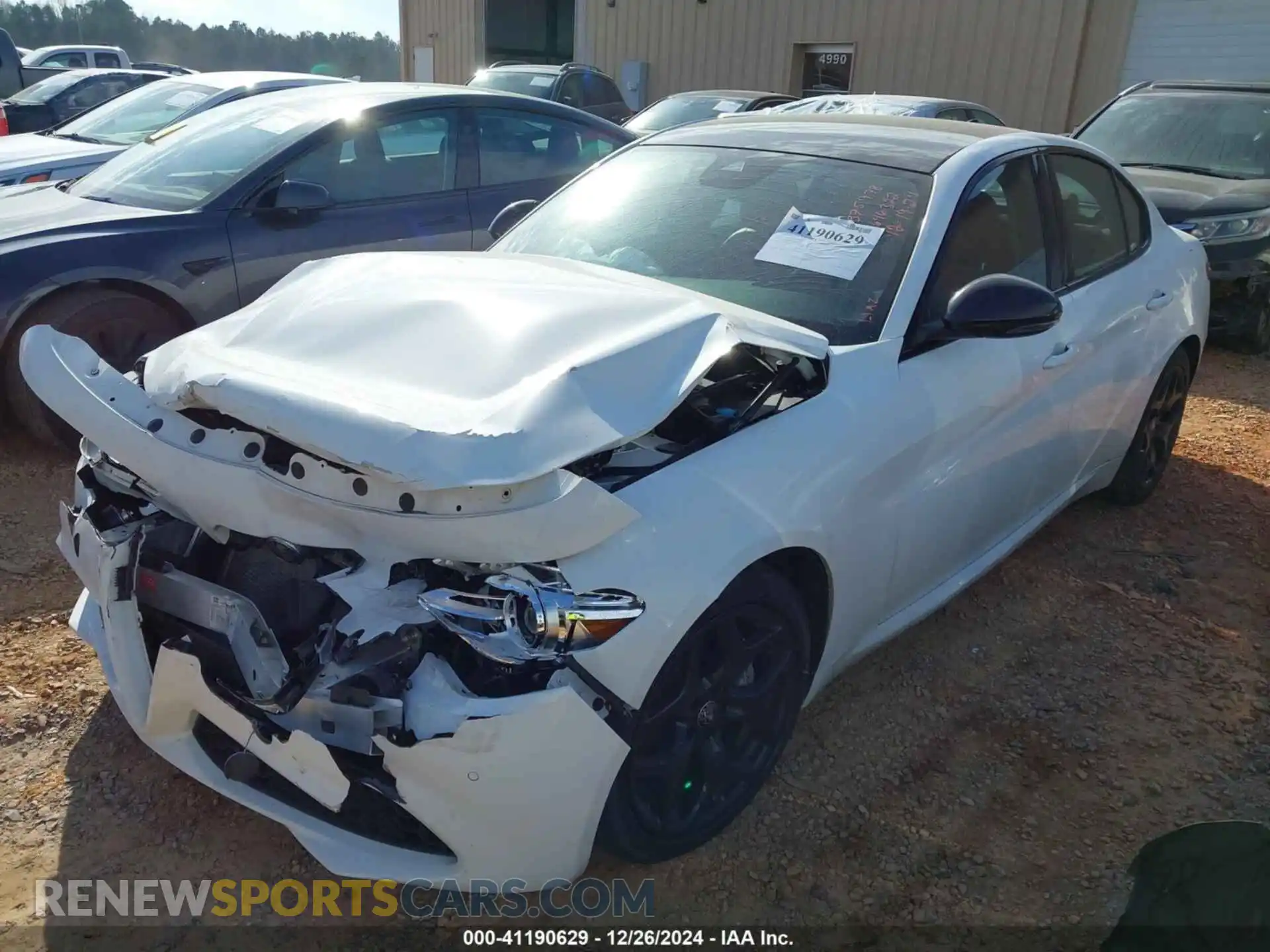 2 Photograph of a damaged car ZARFAMAN1M7646322 ALFA ROMEO GIULIA 2021