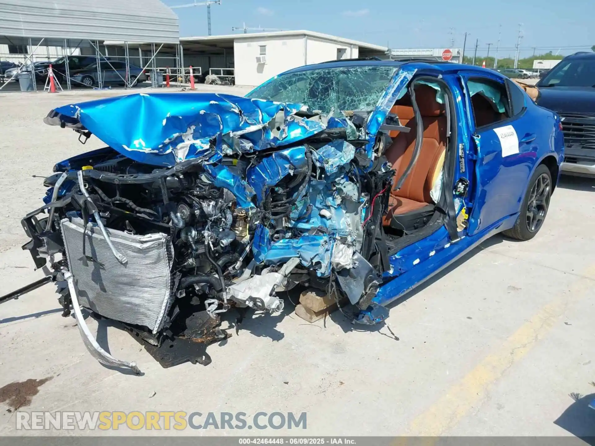 2 Photograph of a damaged car ZARFAMAN1M7647437 ALFA ROMEO GIULIA 2021